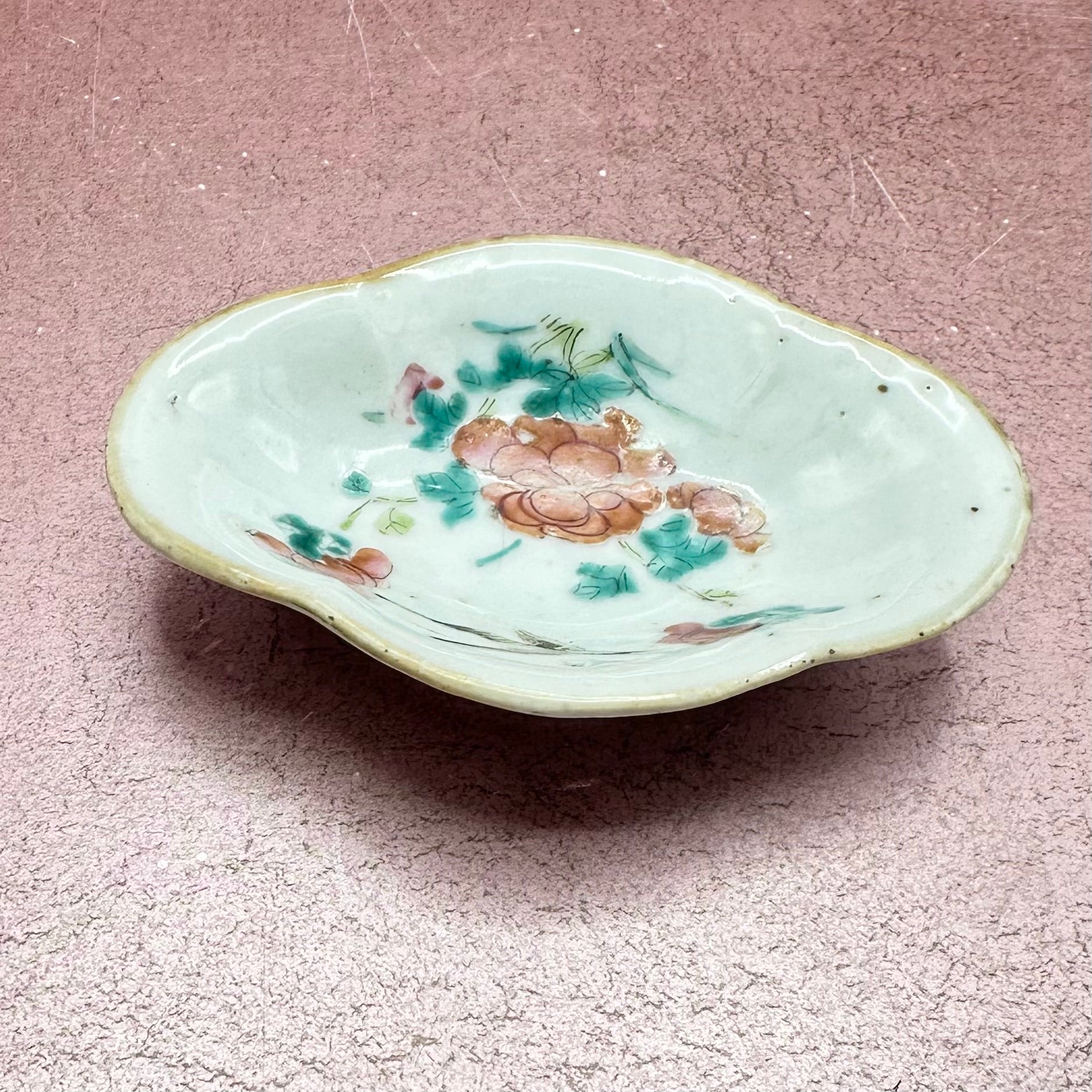 Small Diamond Shaped Vintage Plate