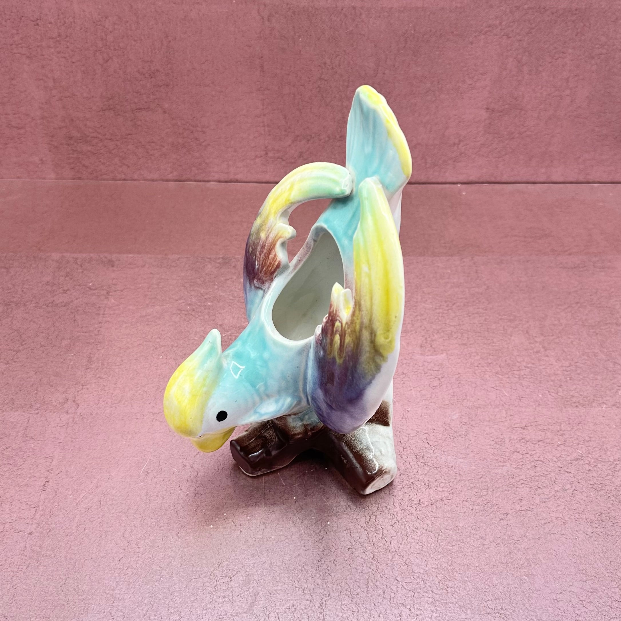 Colorful Bird Wall Vase