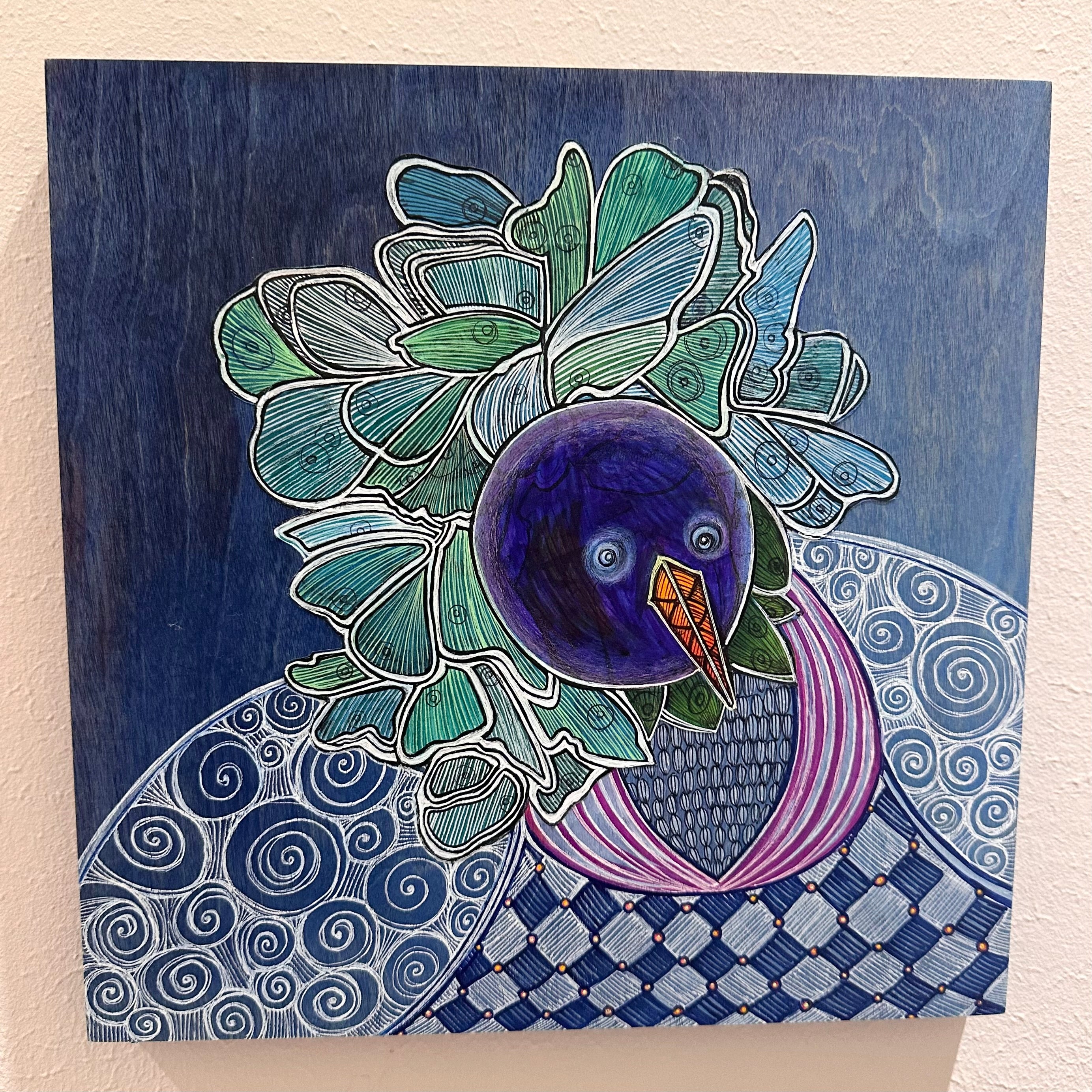 Tania Botelho Blue Magic Bird