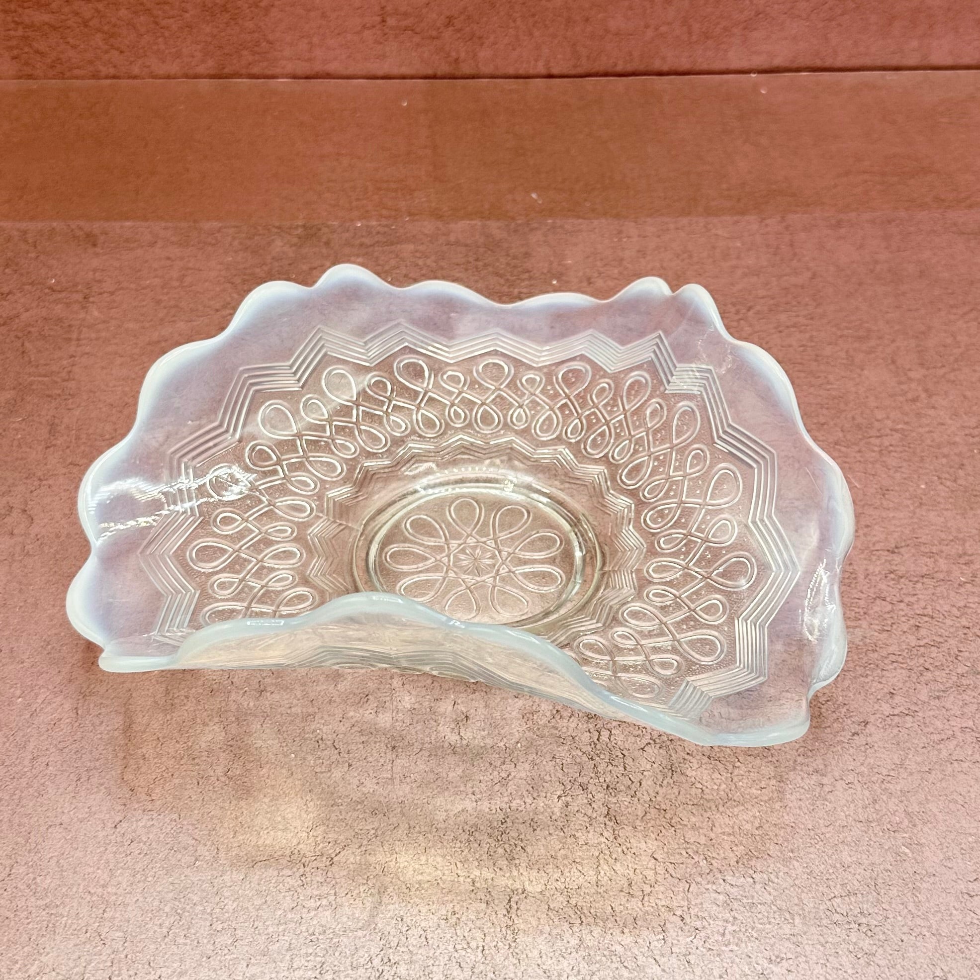 Jefferson Green Opalescent Rolled Plate