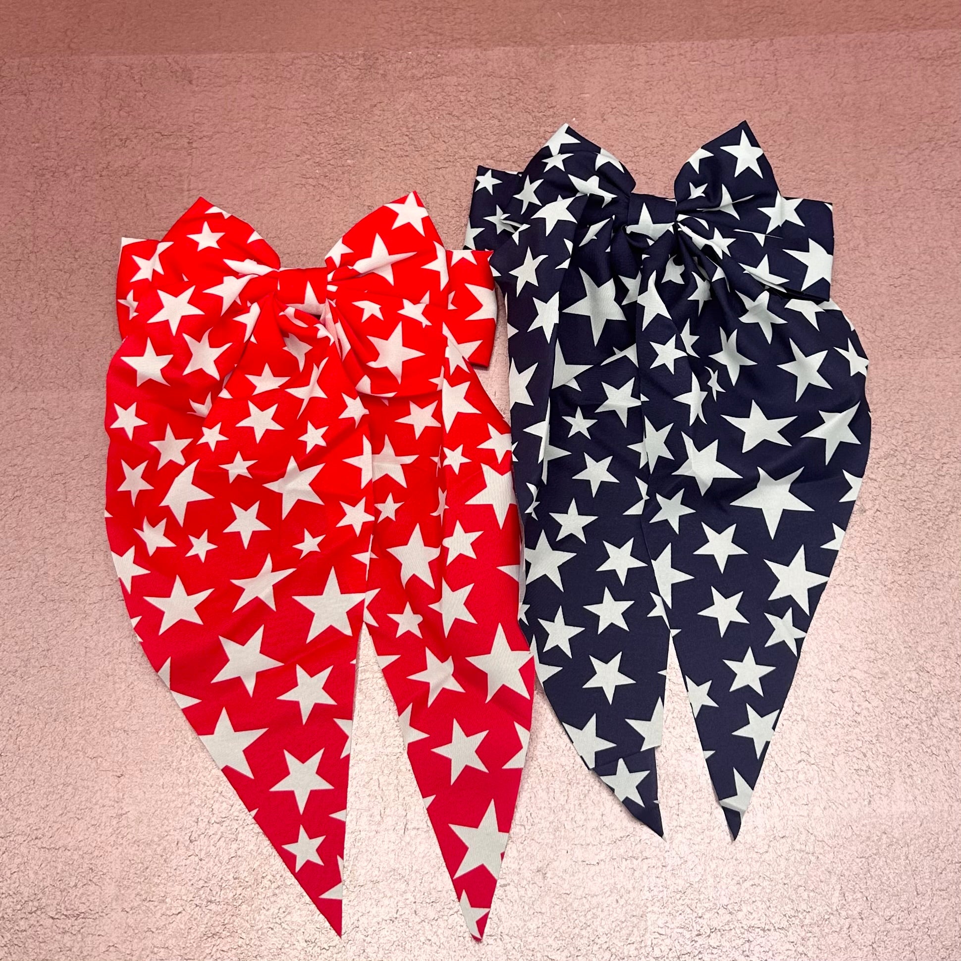 Patriotic Star Hair Bows
