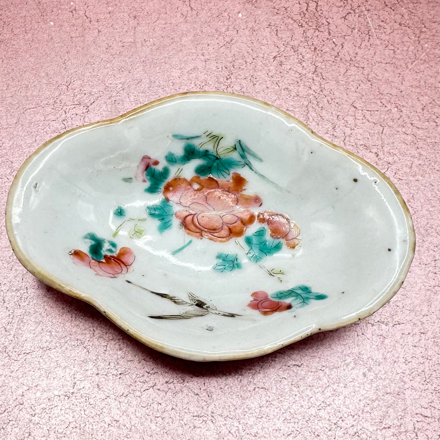 Small Diamond Shaped Vintage Plate