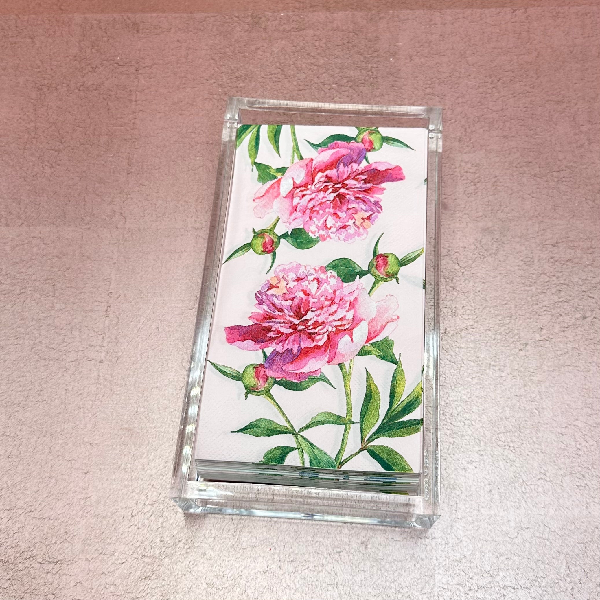 Acrylic Clear Deluxe Napkin Holder