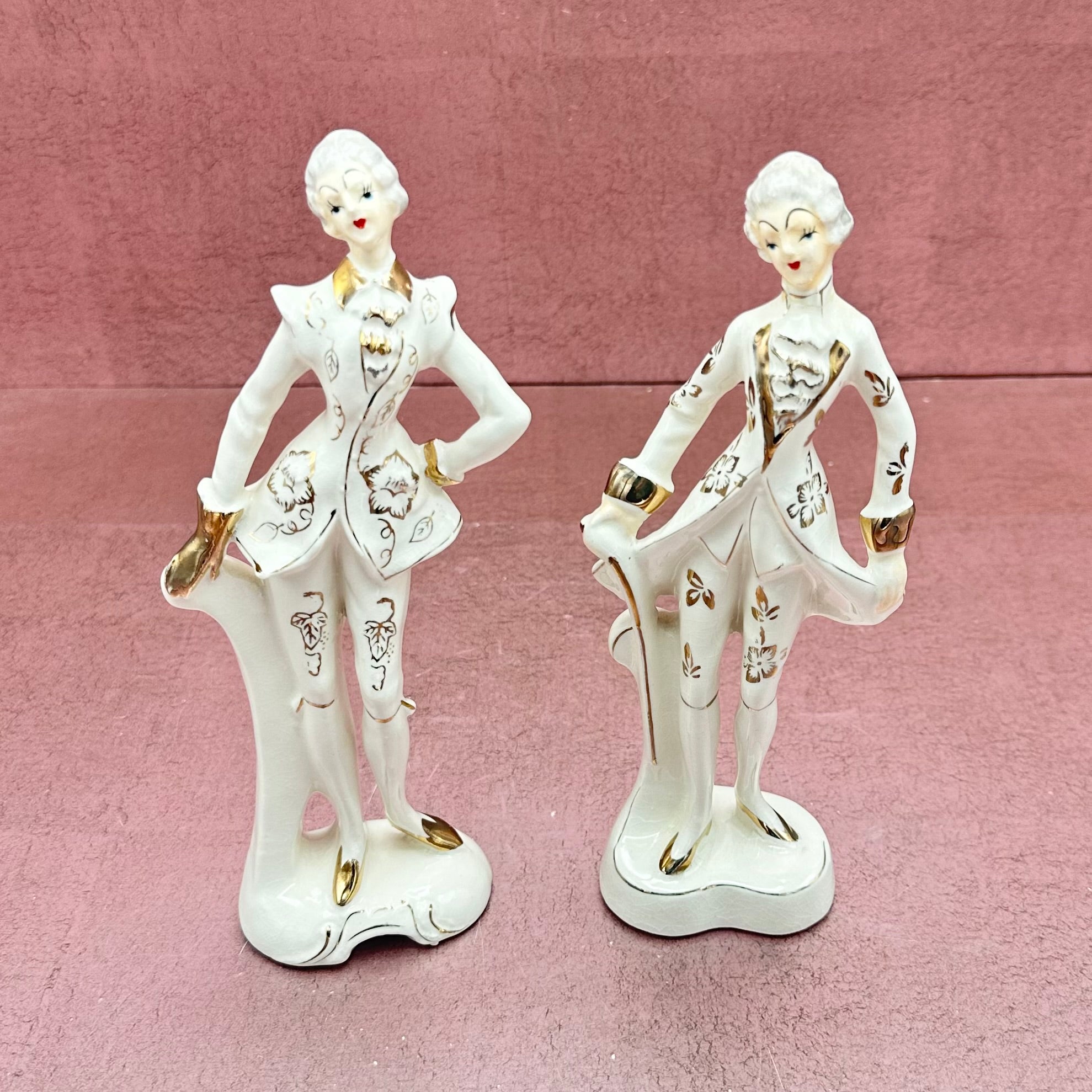 Porcelain French Aristocrat Statue