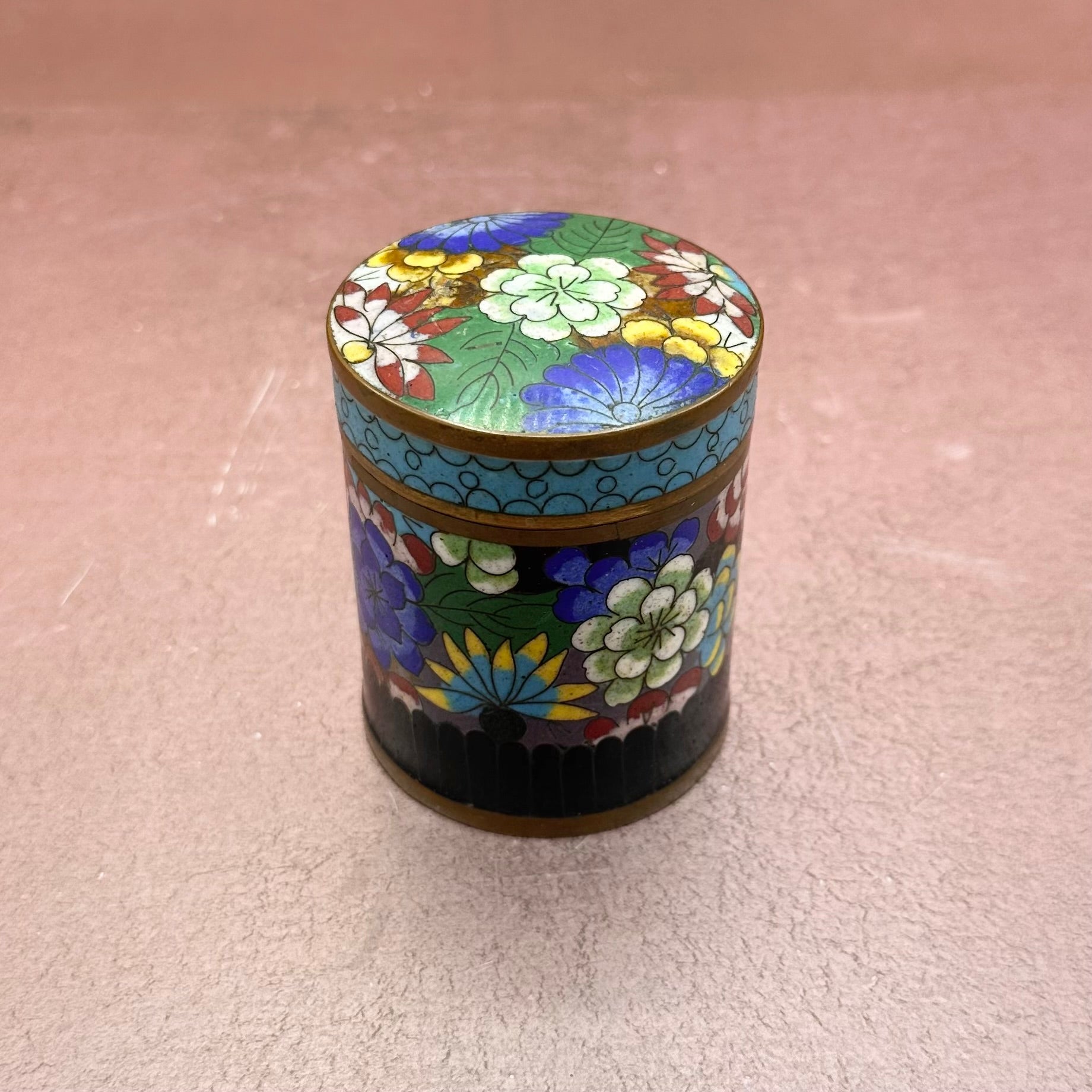 Cloisonné Lidded Enamel Jar