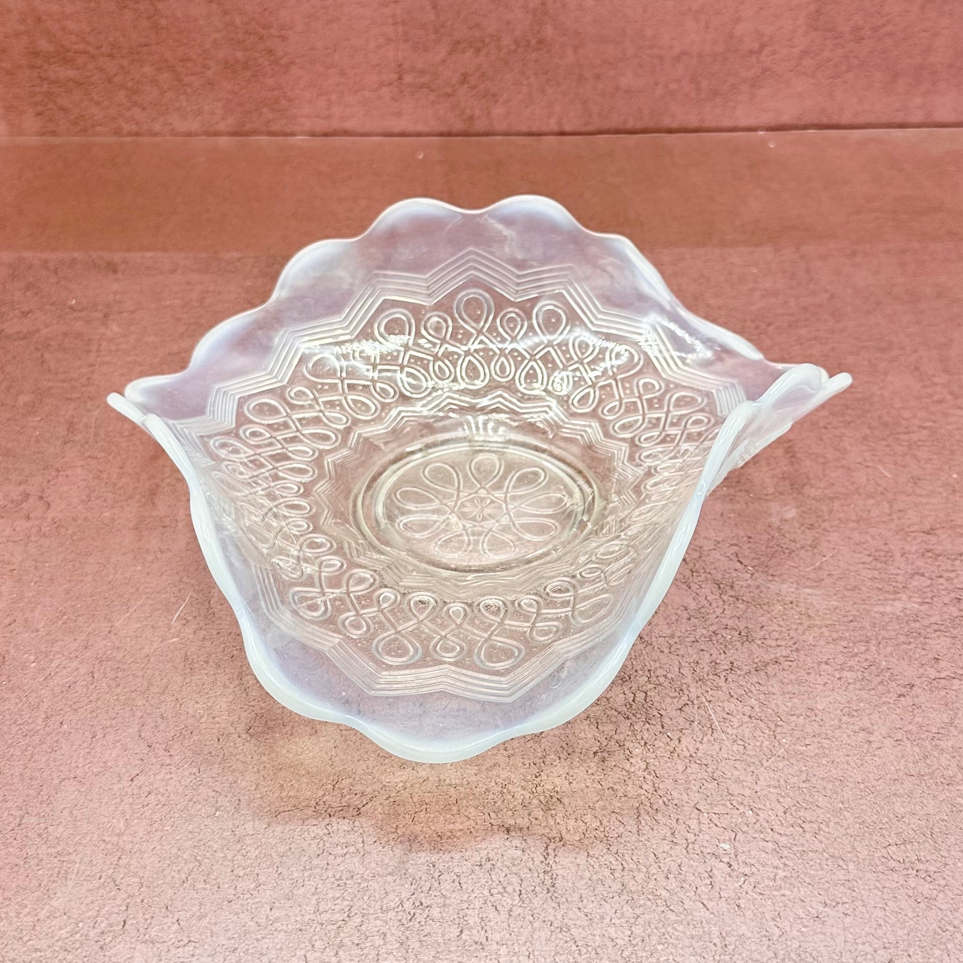 Jefferson Green Opalescent Rolled Plate
