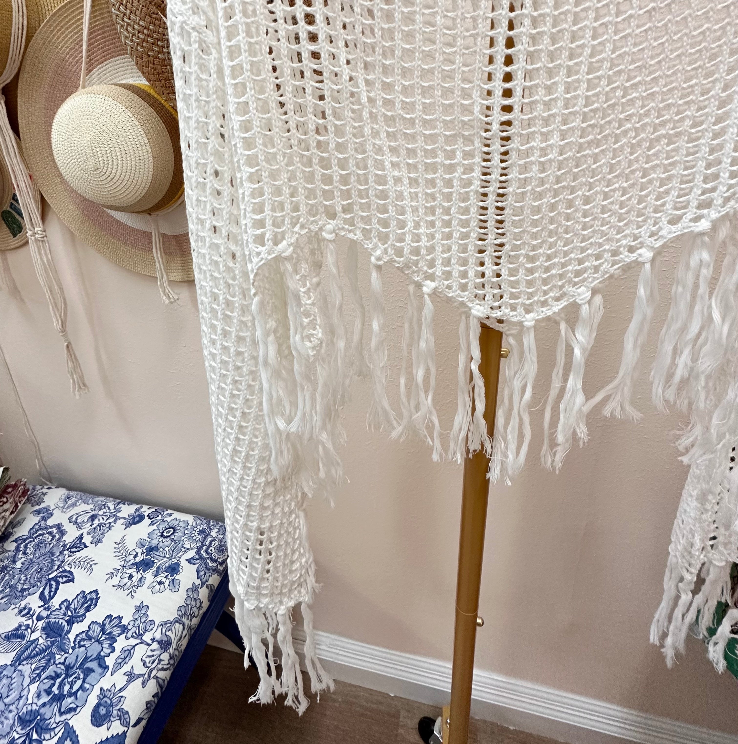 Tassel Knitted Top/Cover-up