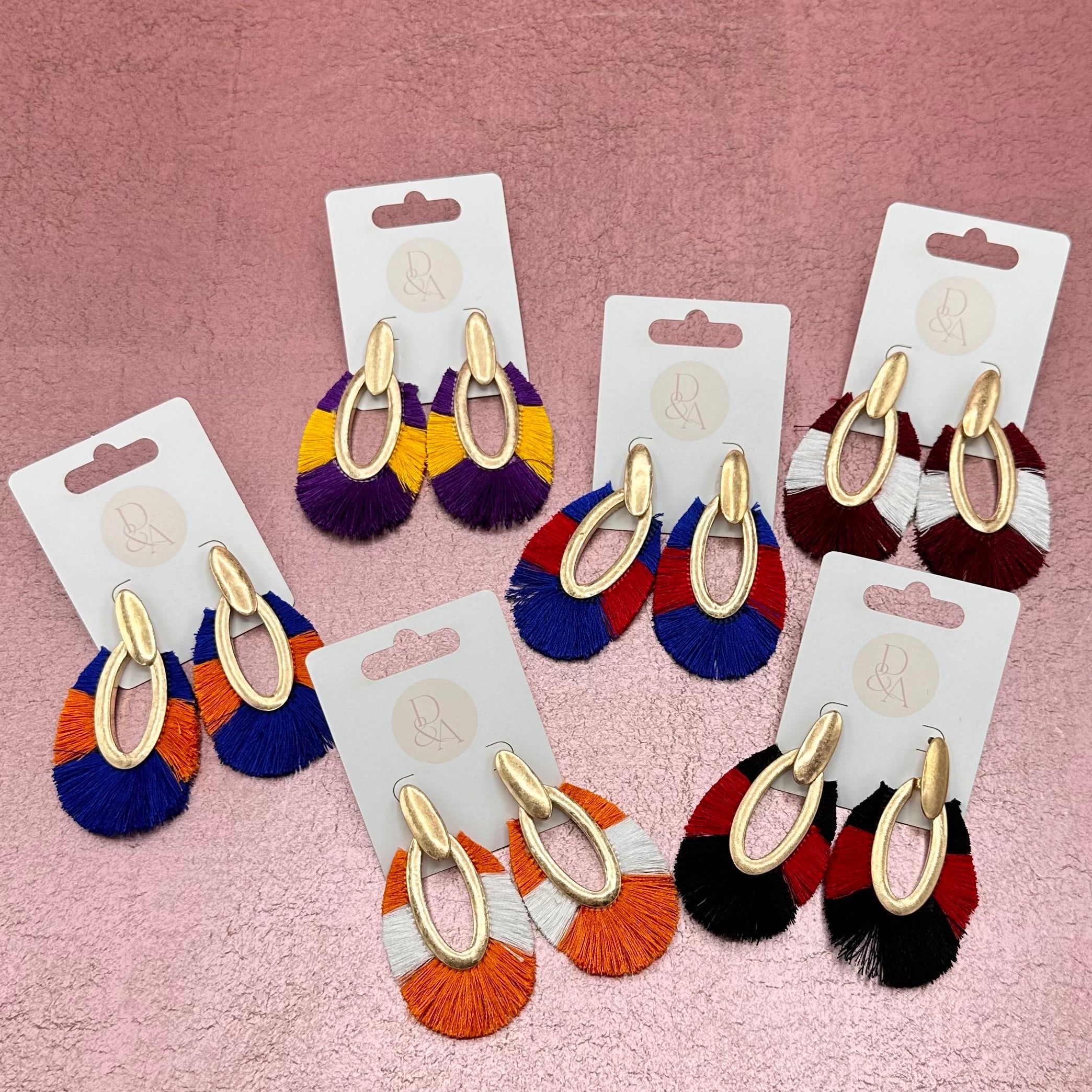 First Down Fringe Earrings