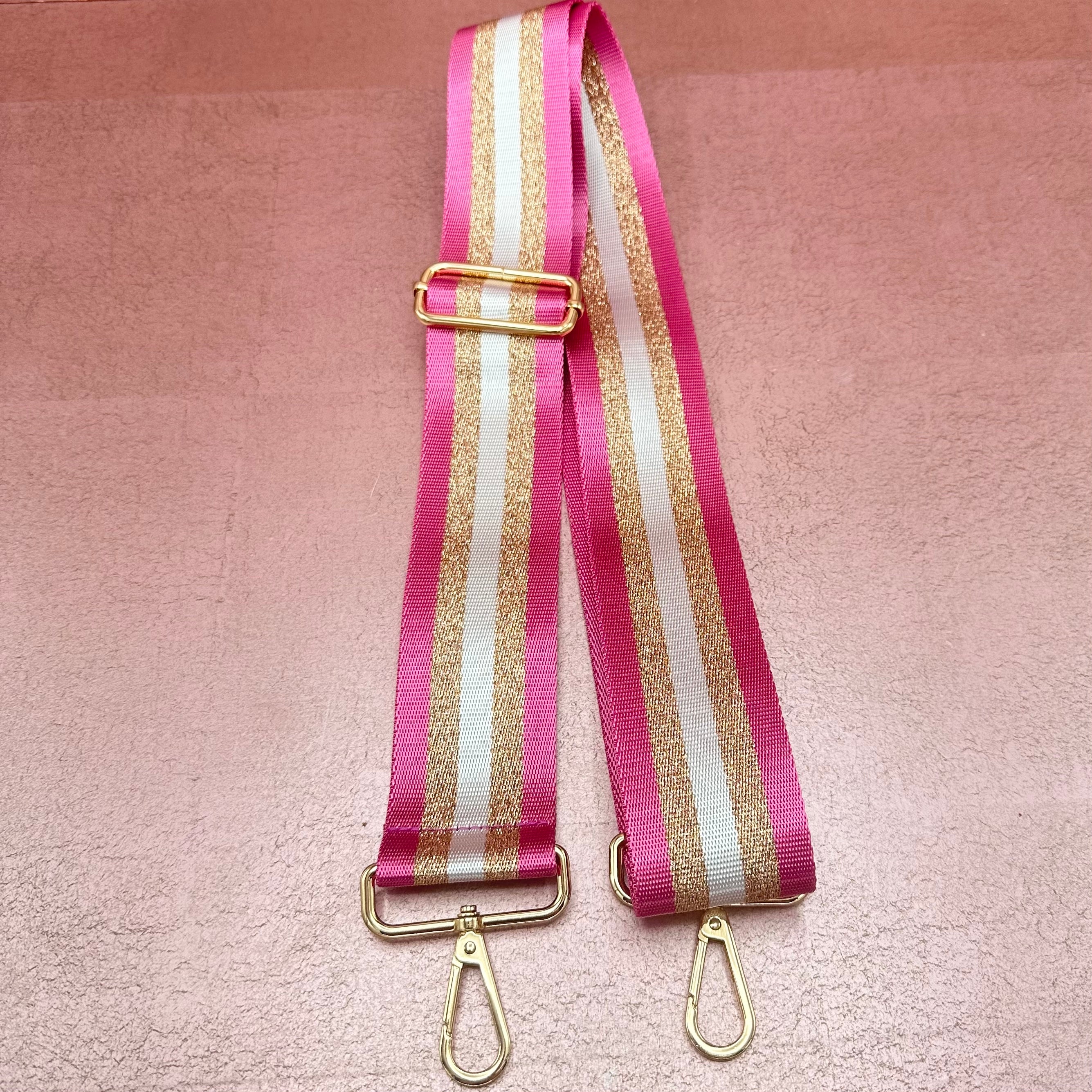 24 Carat Fuscia Purse Strap