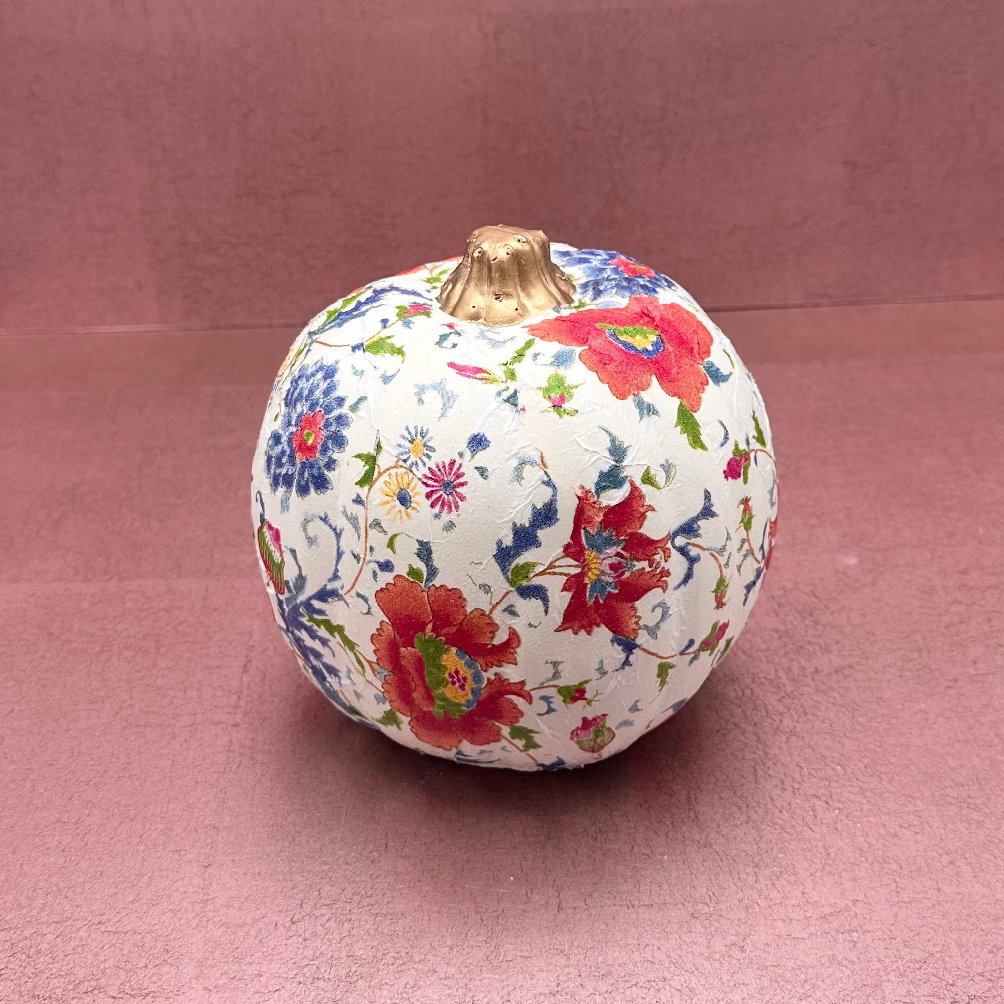 Decoupaged/Painted Pumpkins