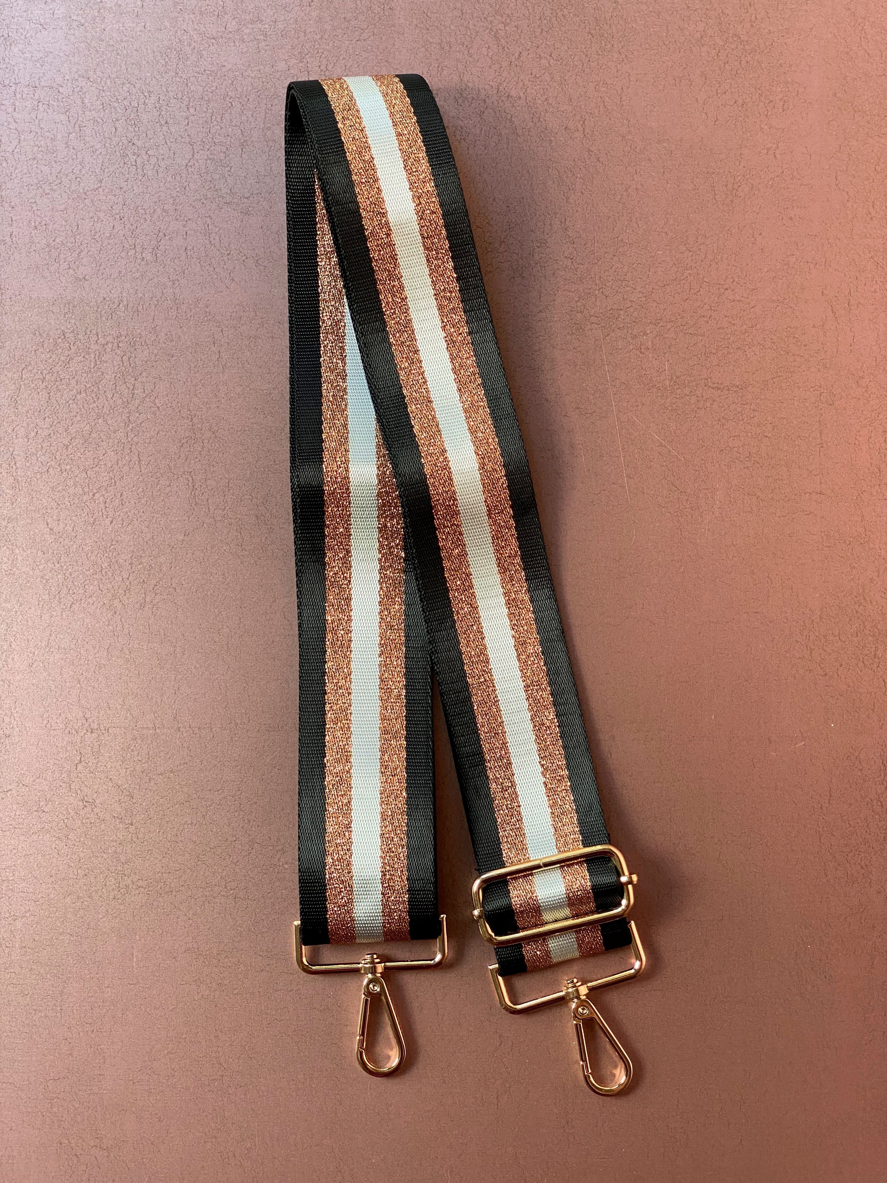 24 Carat Black Purse Strap