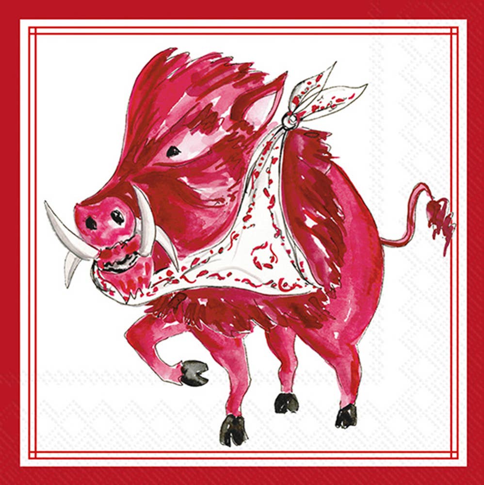 Boar Paper Cocktail Napkins