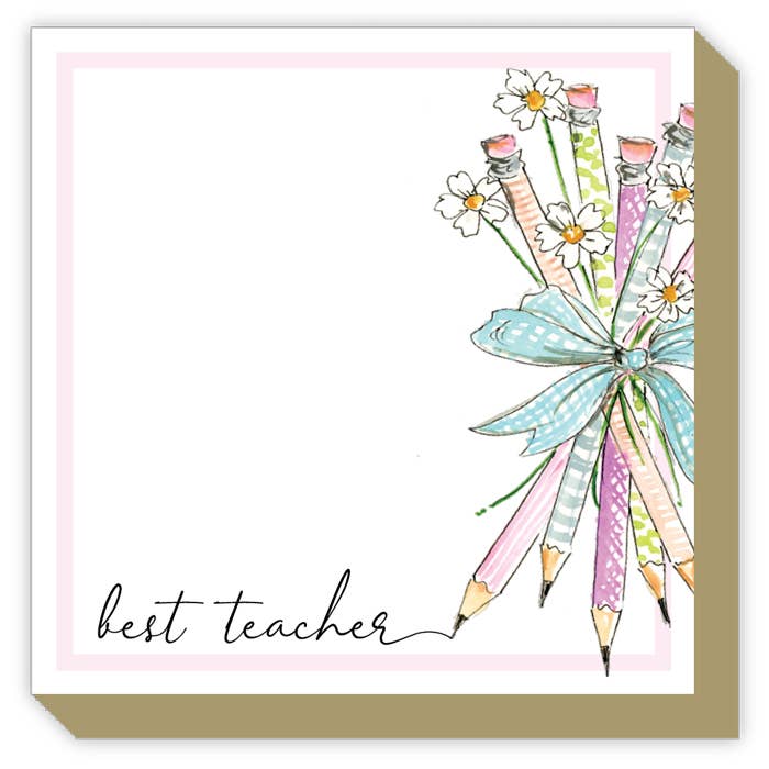 Teacher Pencil Bouquet Luxe Notepad