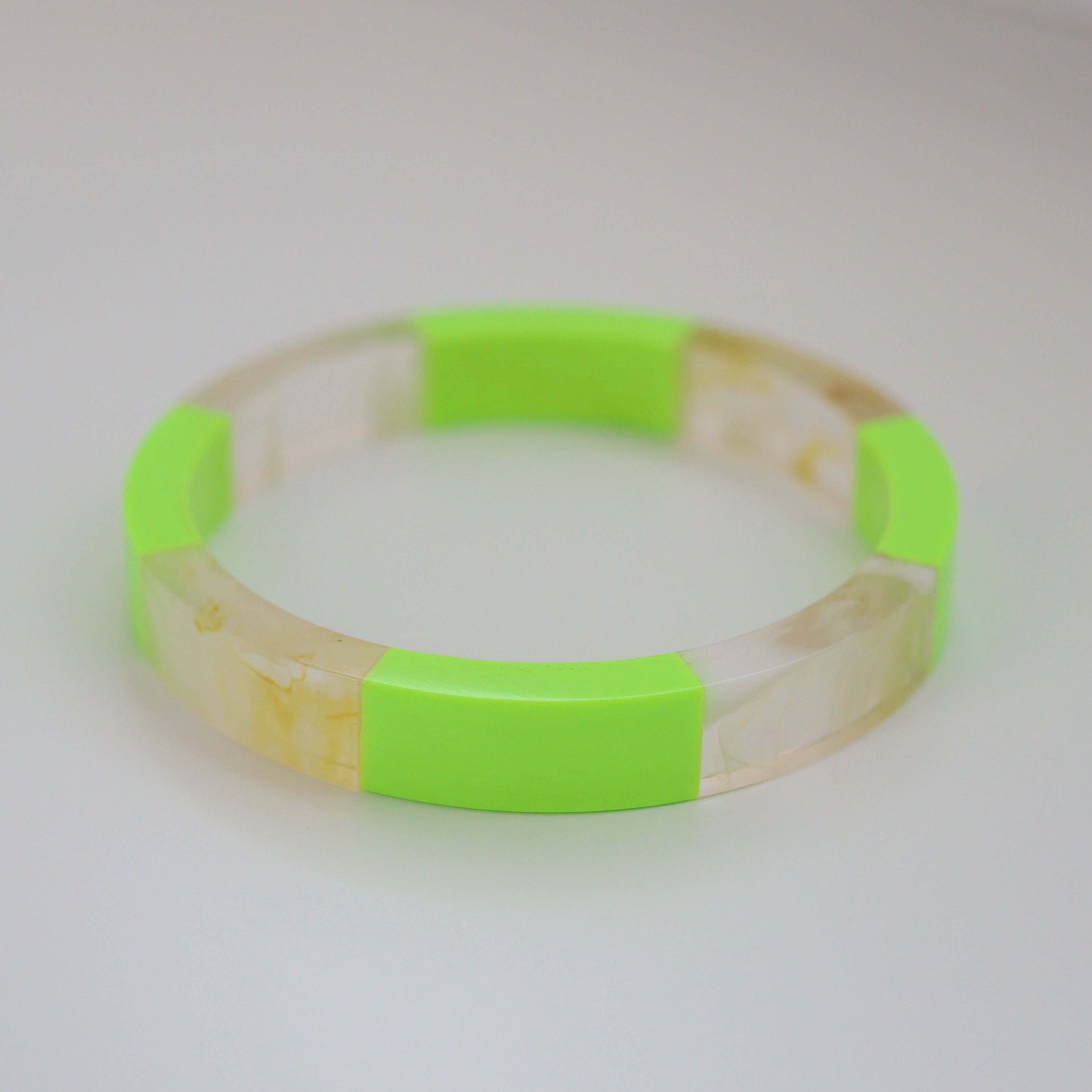 Luna Waterproof Bangle - Chartreuse