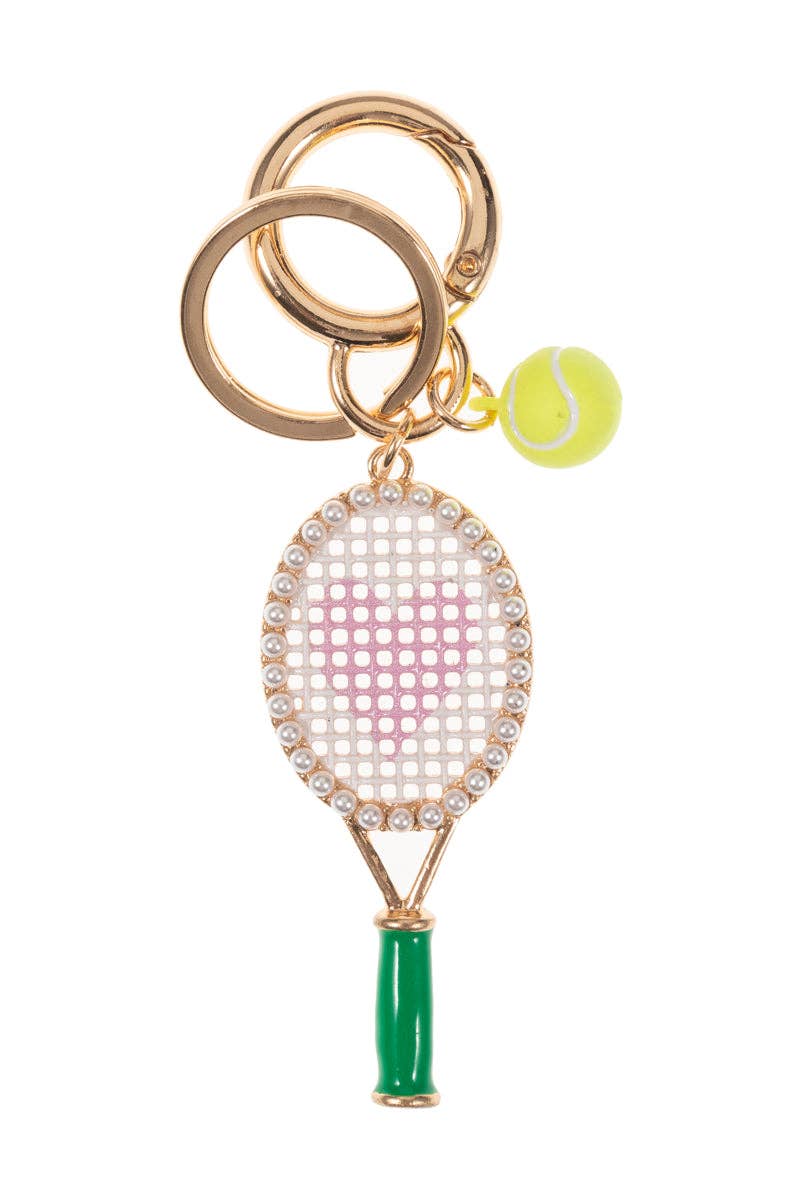 Tennis Racket Keychain