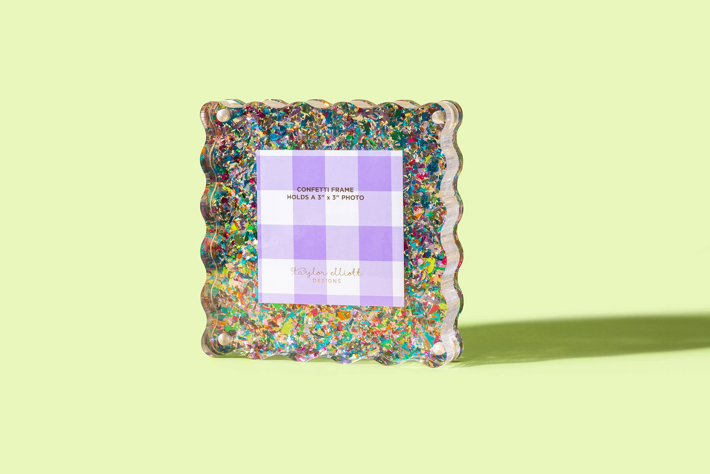 Acrylic Confetti Picture Frame