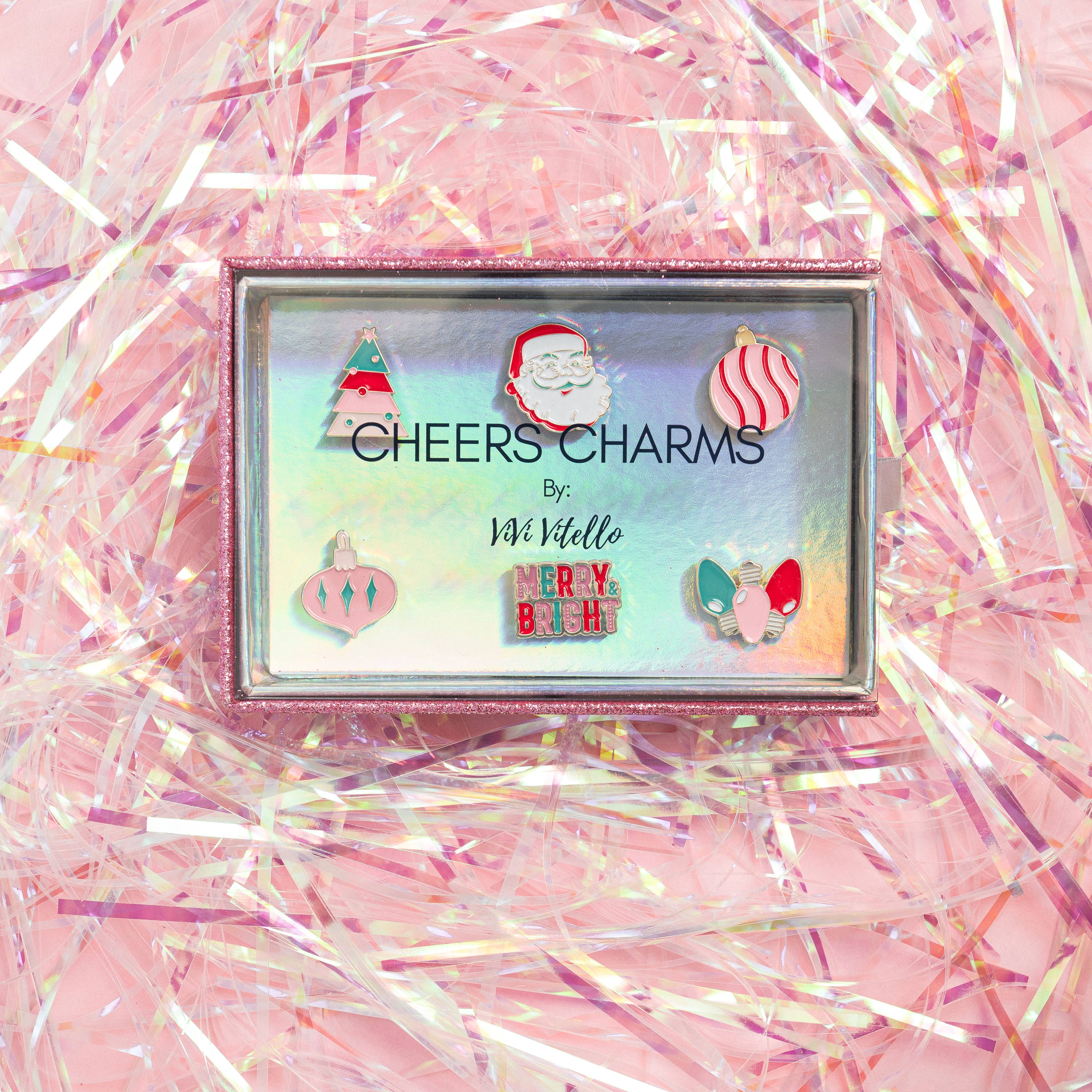 Merry & Bright Cheers Charms, Set of 6