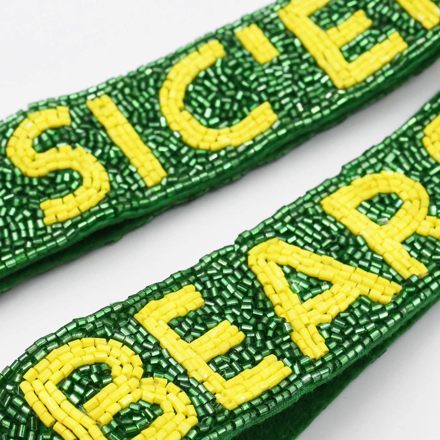 Sic'Em Bears Beaded Purse Strap