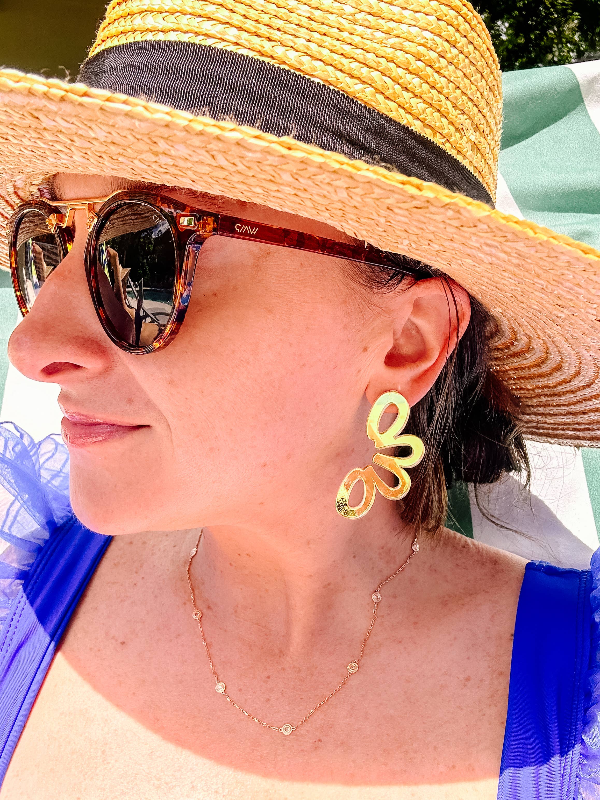 Goldie Waterproof Acrylic Earrings
