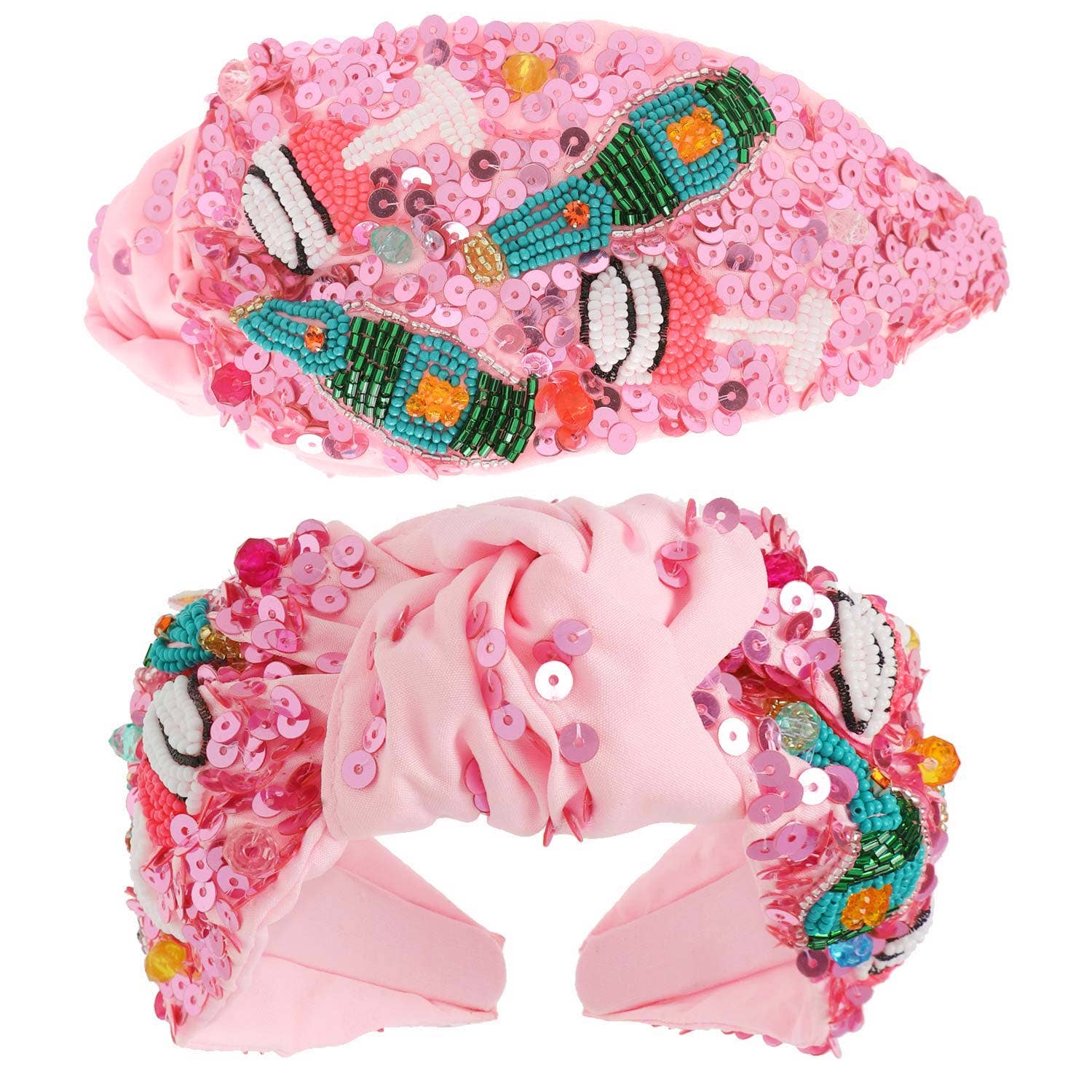 Champagne Cheers Beaded Headband