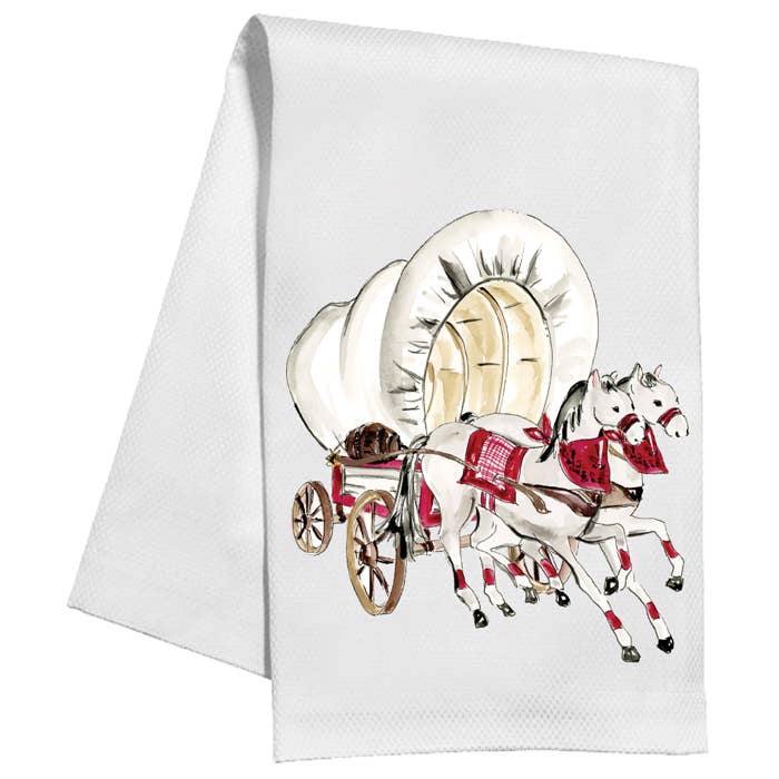 Covered Wagon Kitchen Towel