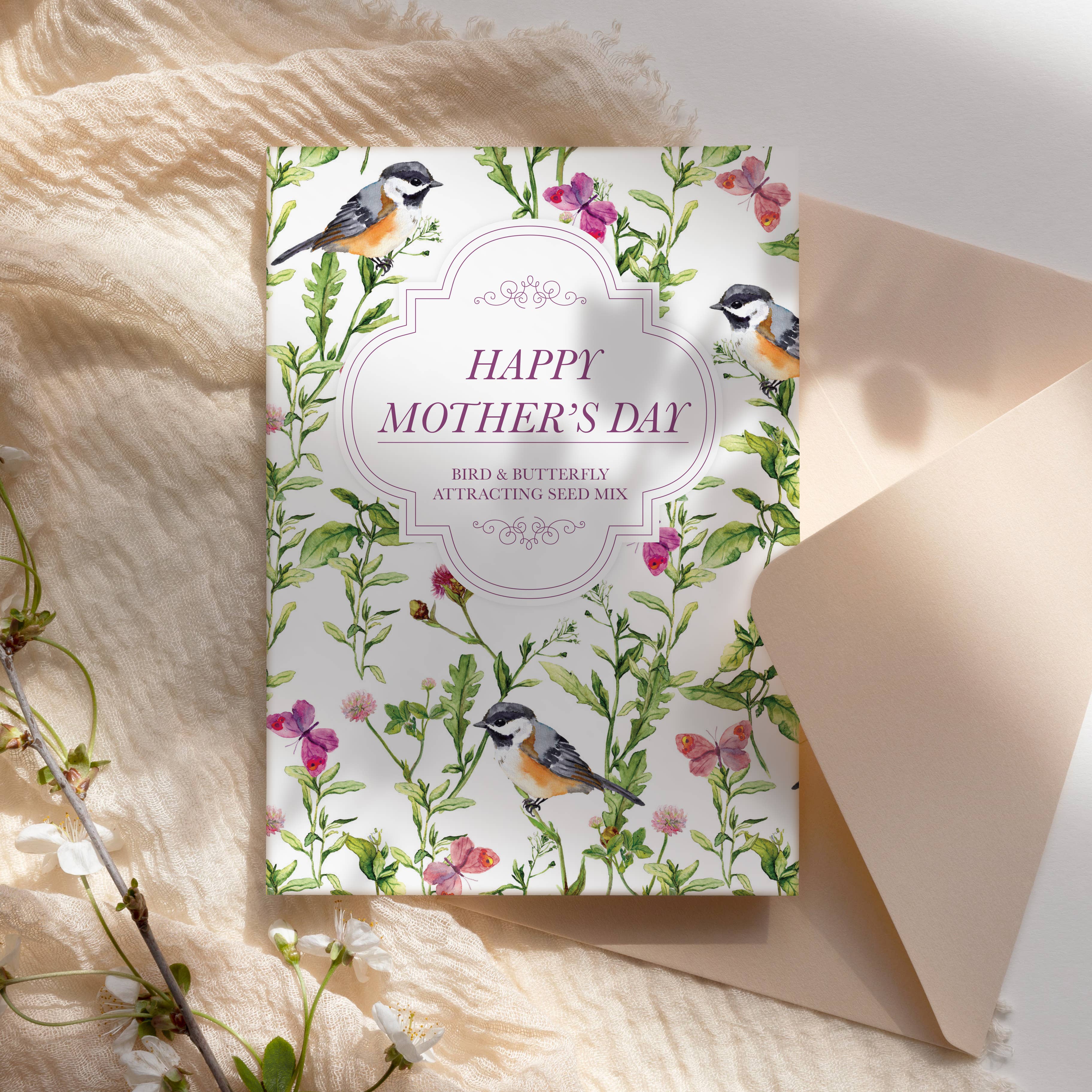 Happy Mother's Day - Bird & Butterfly Seed