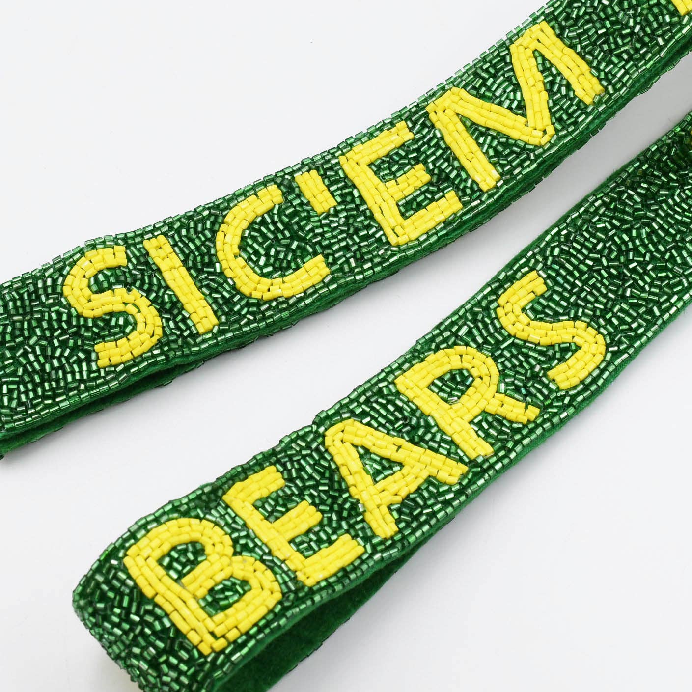 Sic'Em Bears Beaded Purse Strap
