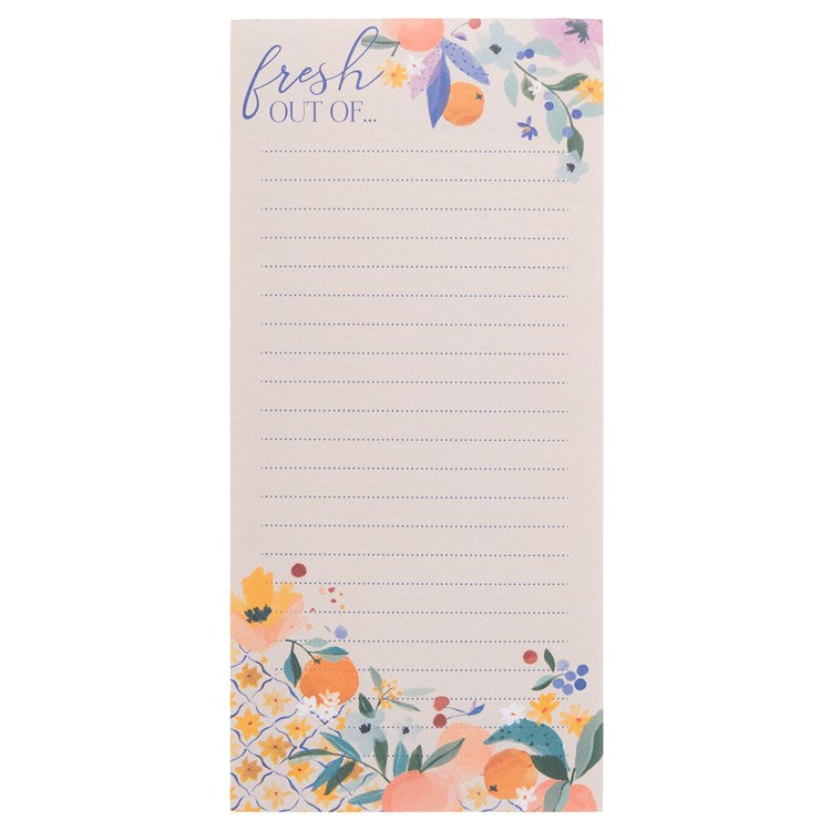 Magnetic Fruit Notepad