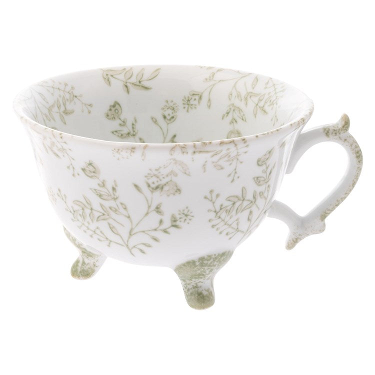 Knightly Ceramic Tea Cup Green