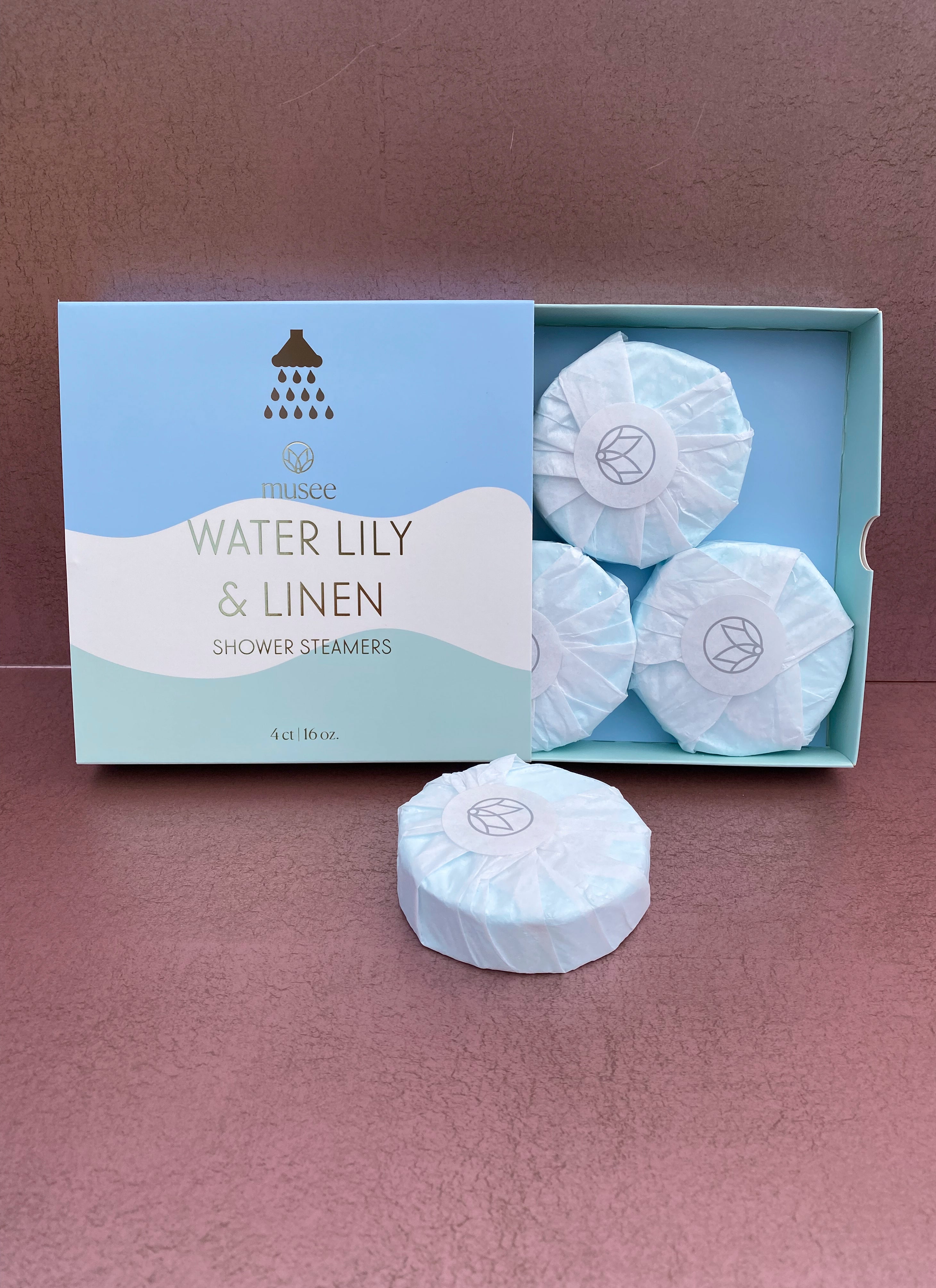 Water Lily & Linen Shower Steamer