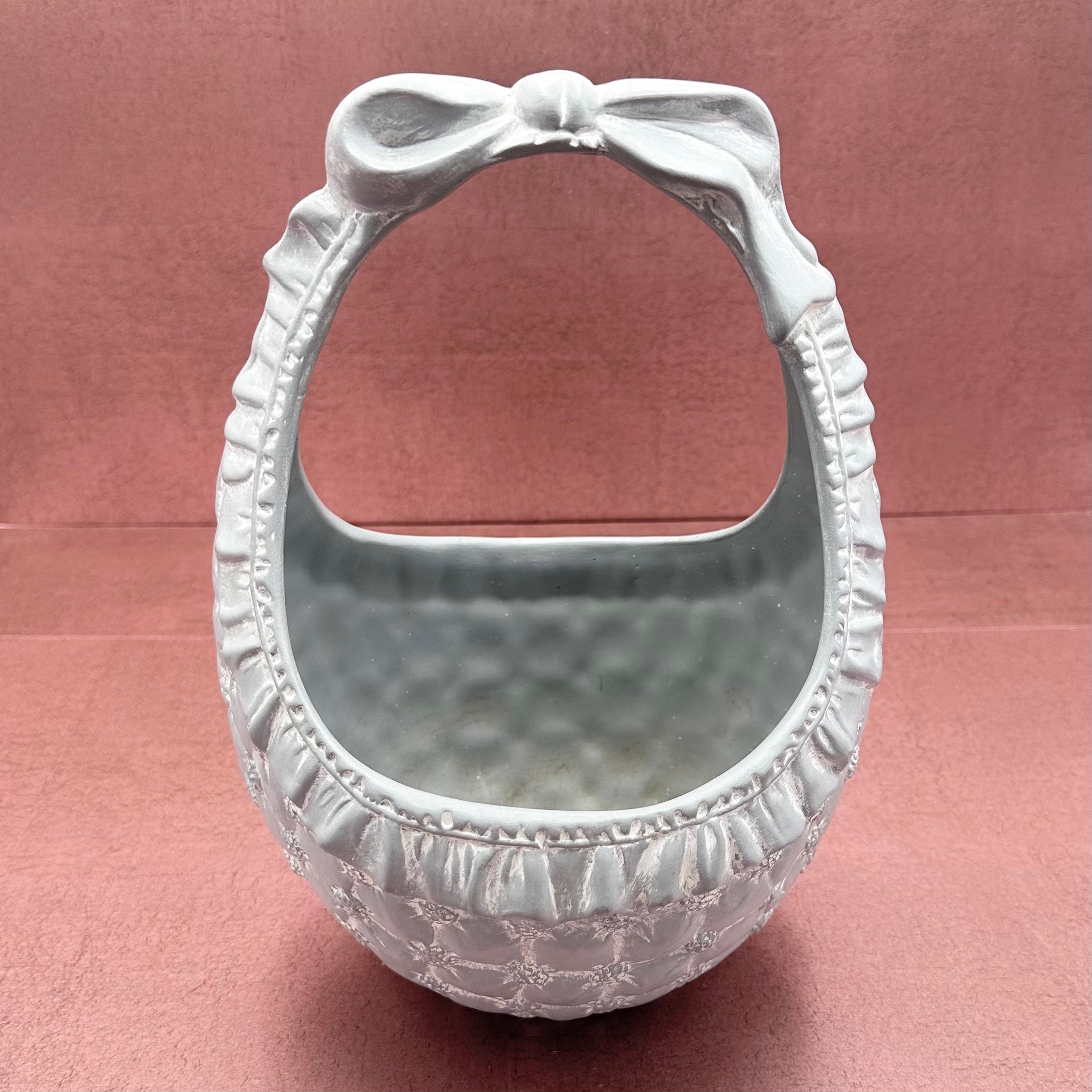 Ceramic Vintage Basket Planter