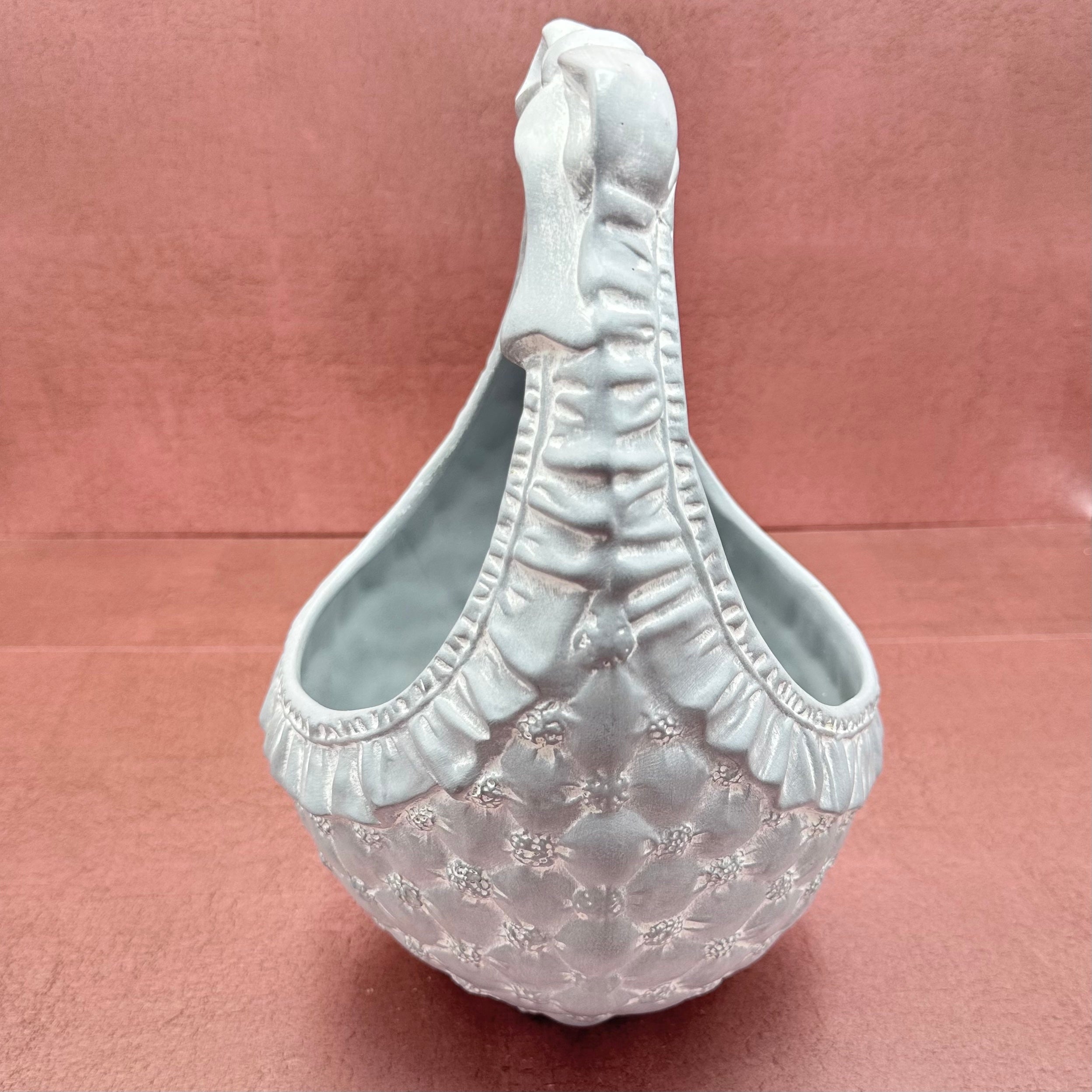 Ceramic Vintage Basket Planter