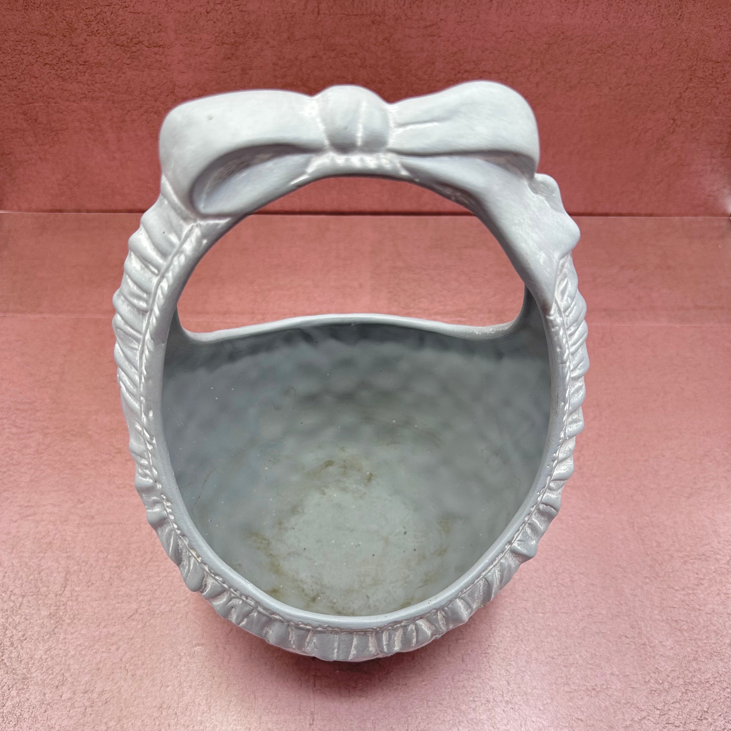 Ceramic Vintage Basket Planter