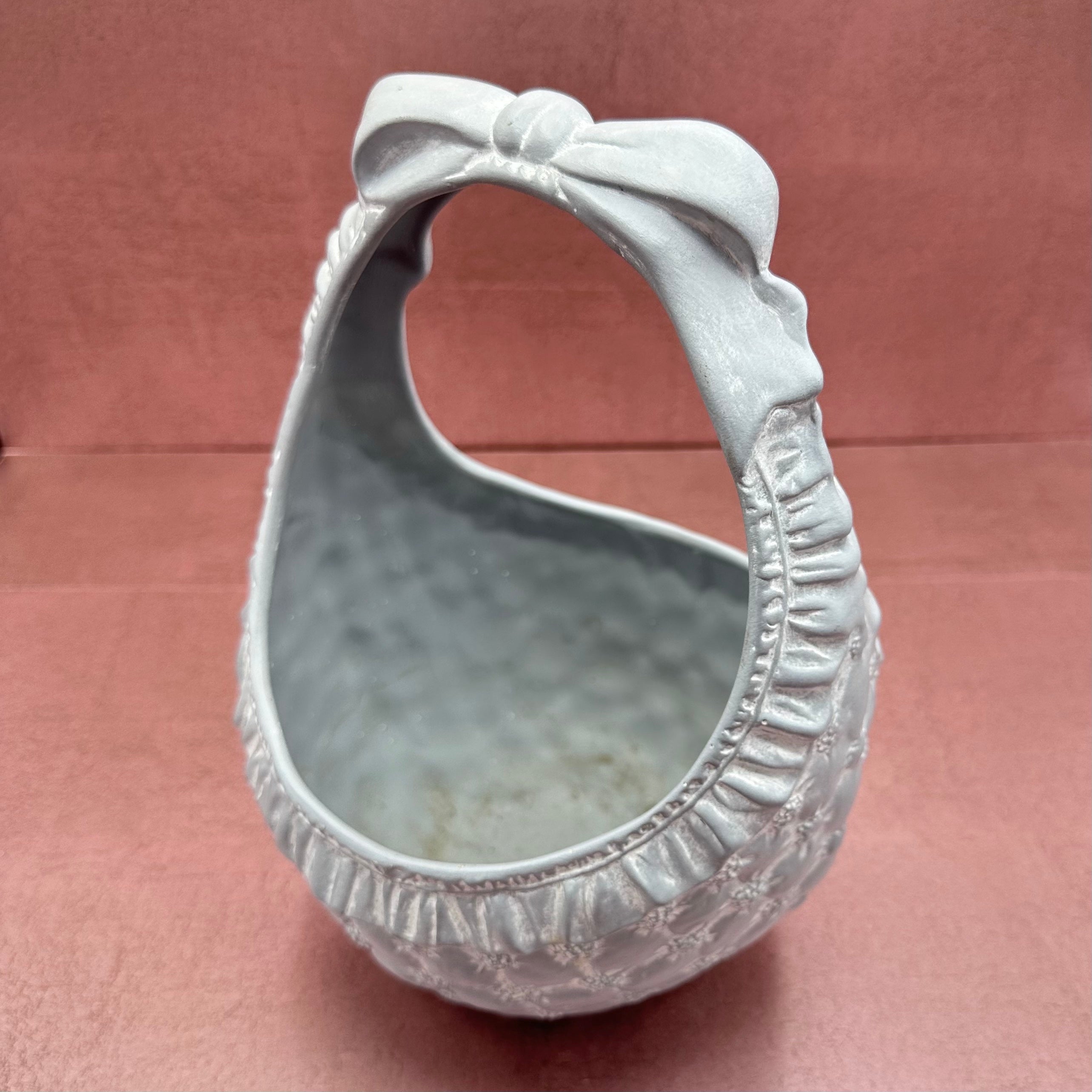 Ceramic Vintage Basket Planter