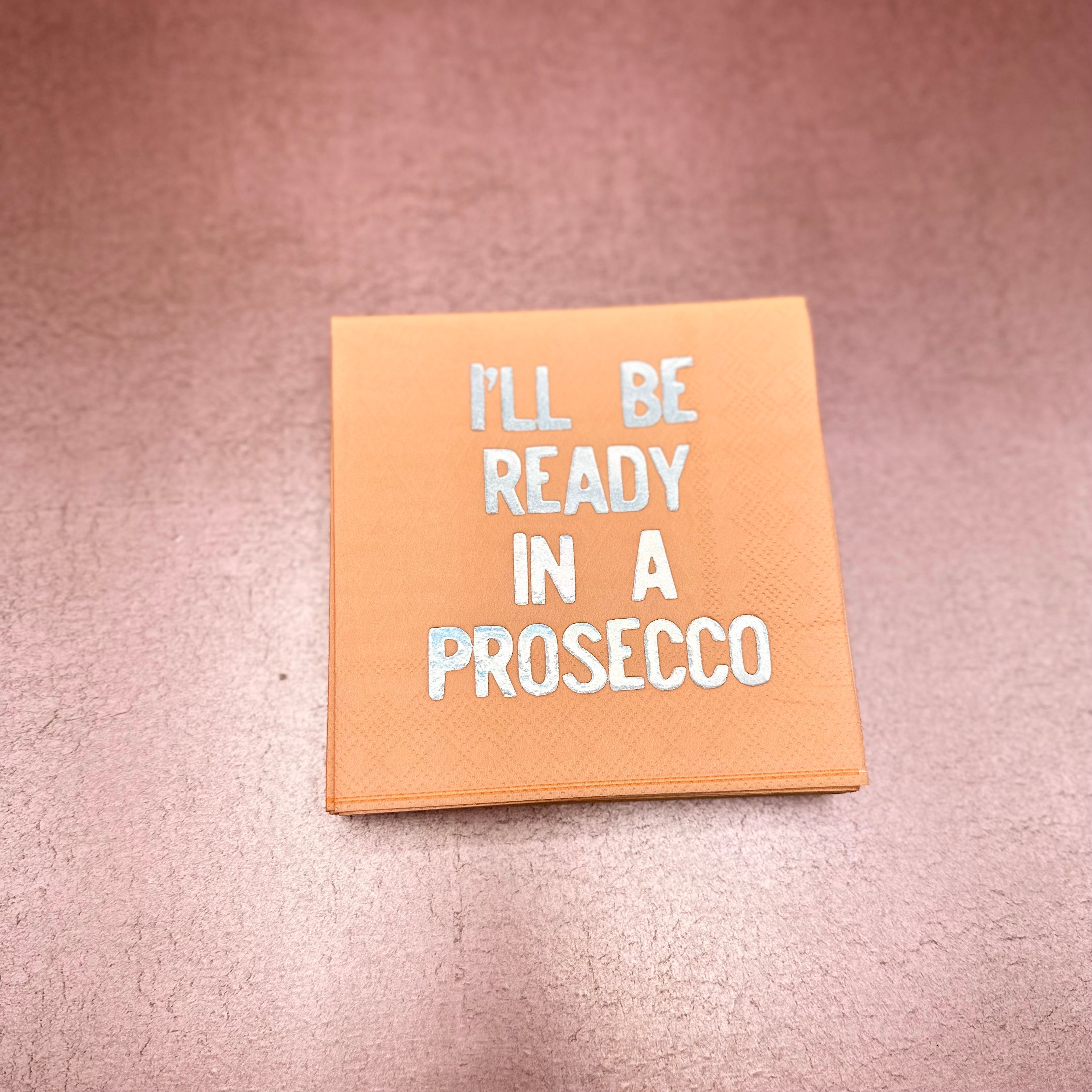 Prosecco Cocktail Napkins