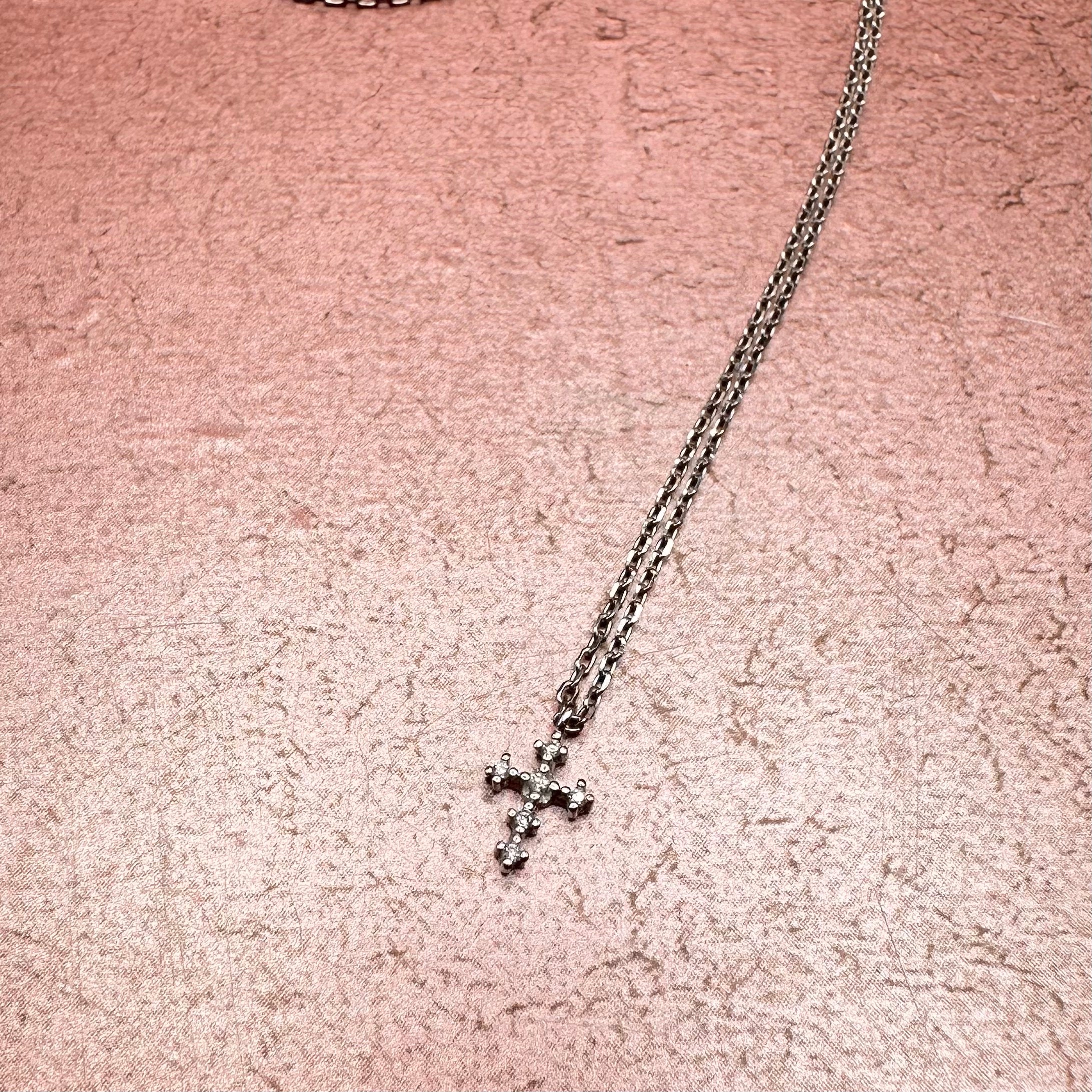 Dainty Cross Sterling Silver Necklace