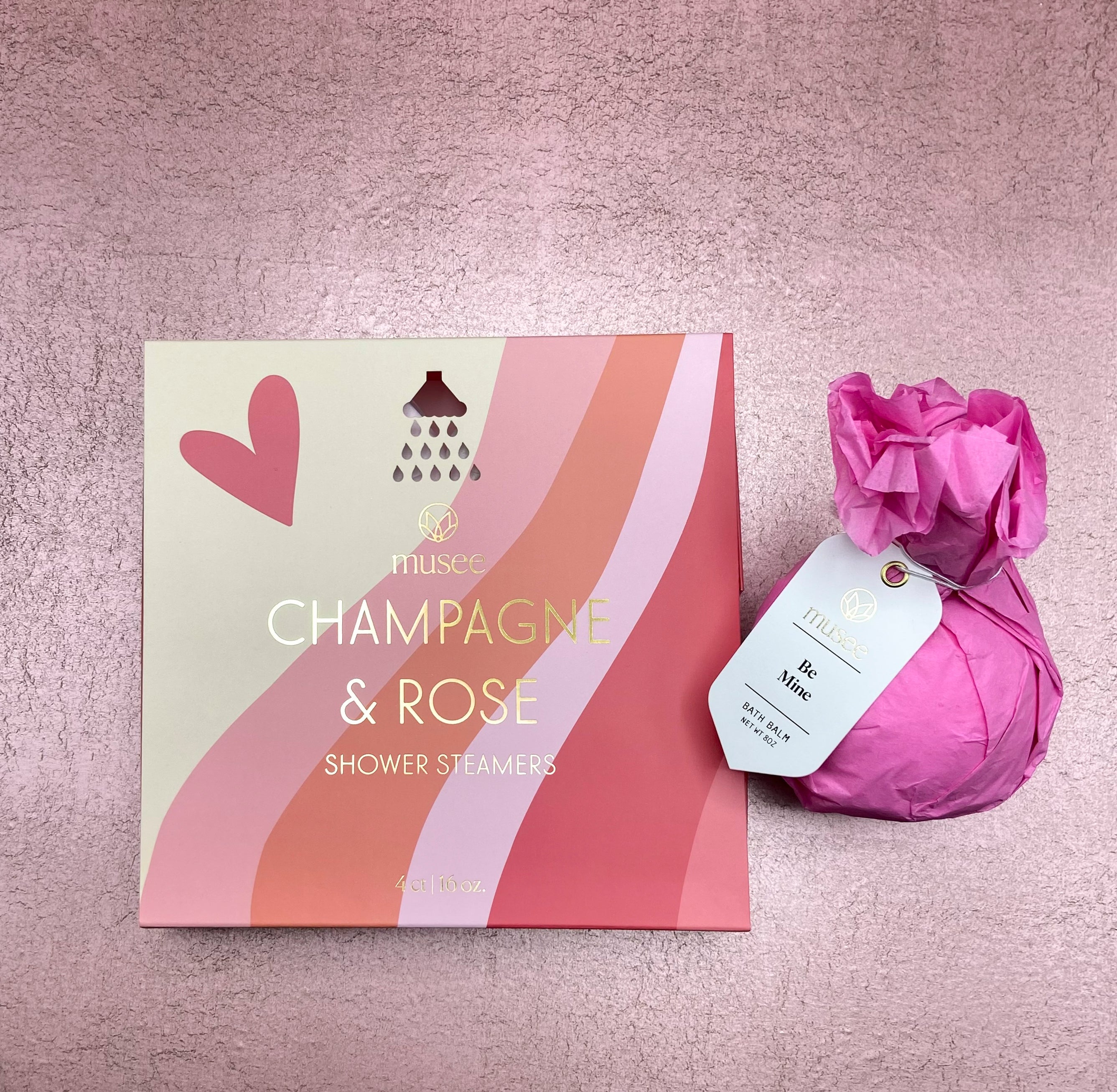 Champagne & Rose Shower Steamers