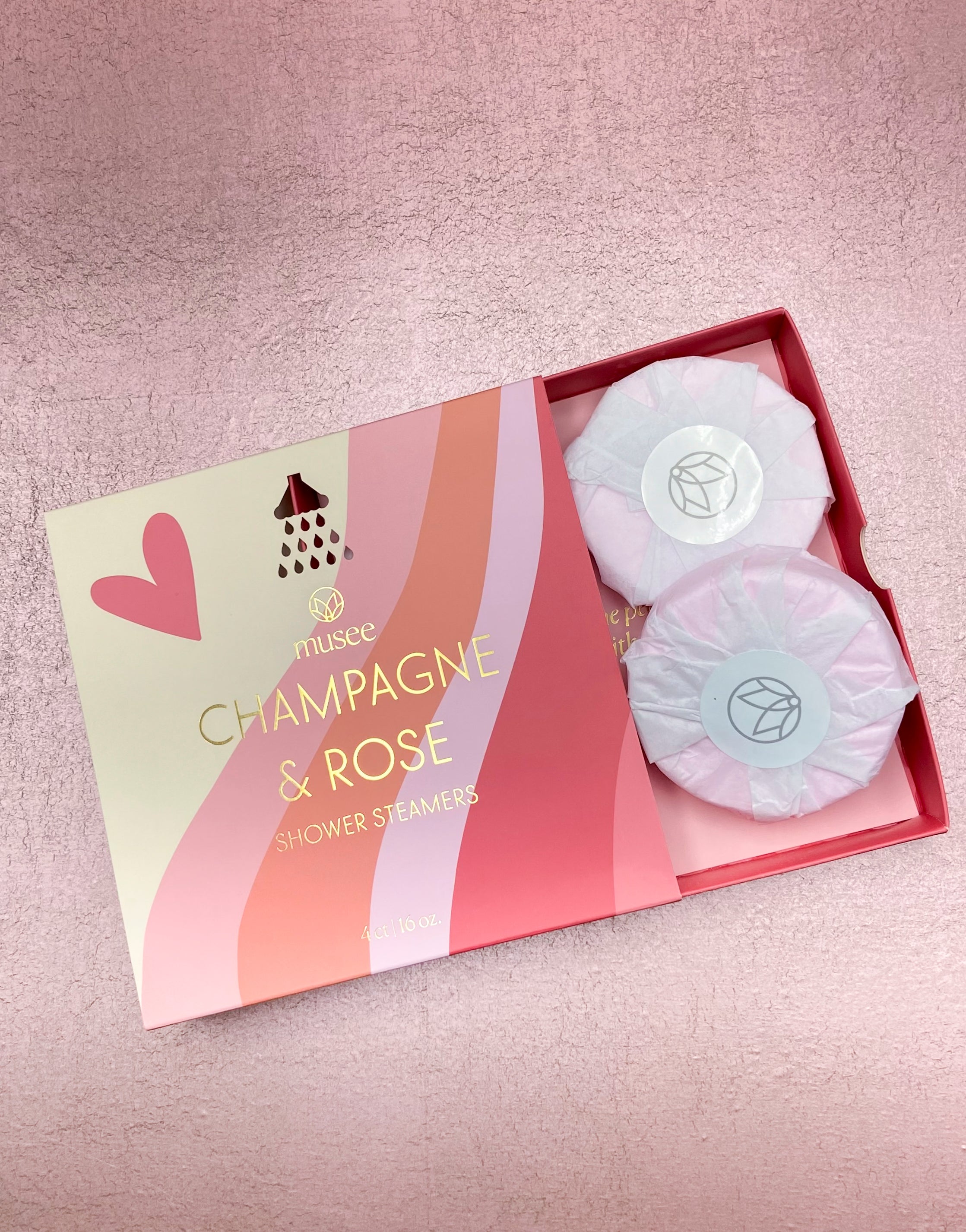 Champagne & Rose Shower Steamers