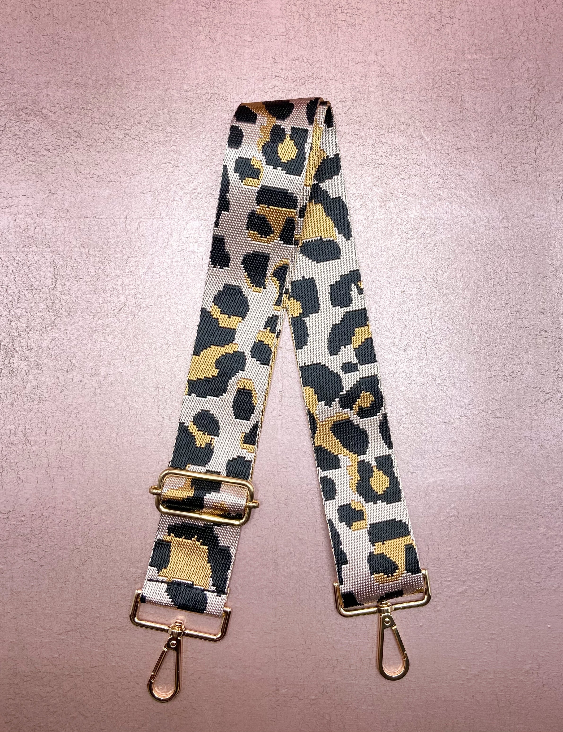 Light Pink Cheetah Purse Strap