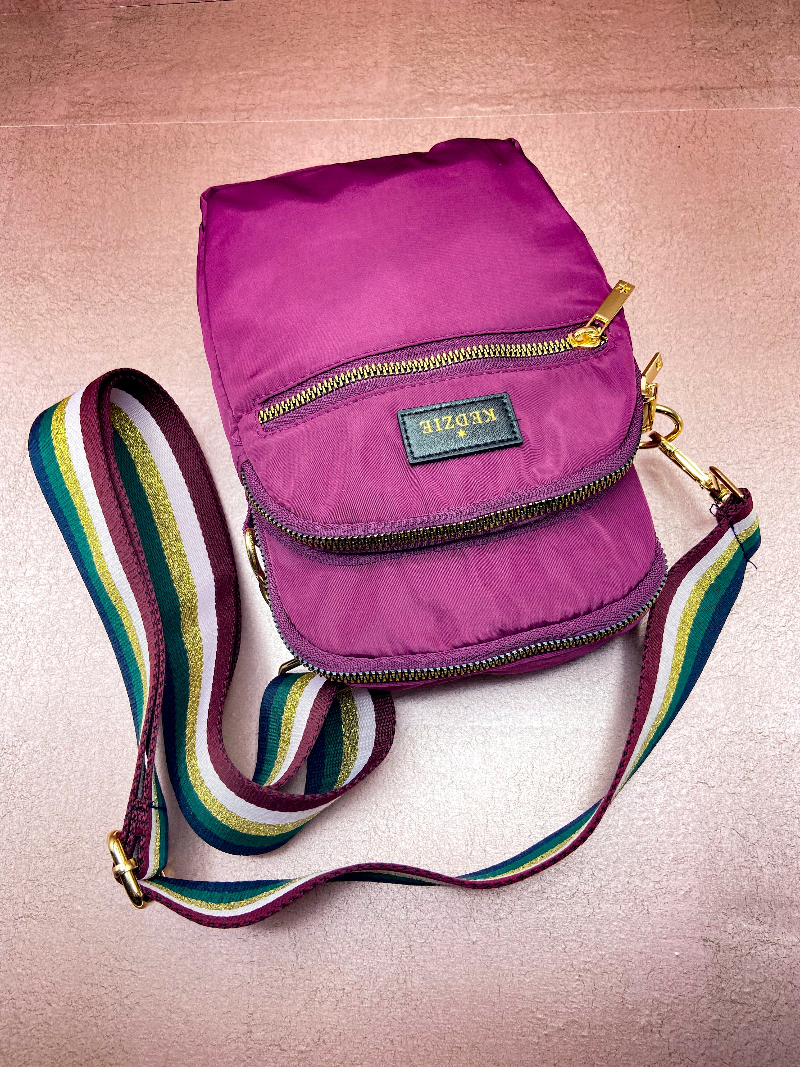 Purple Roundtrip Convertible Sling Kedzie