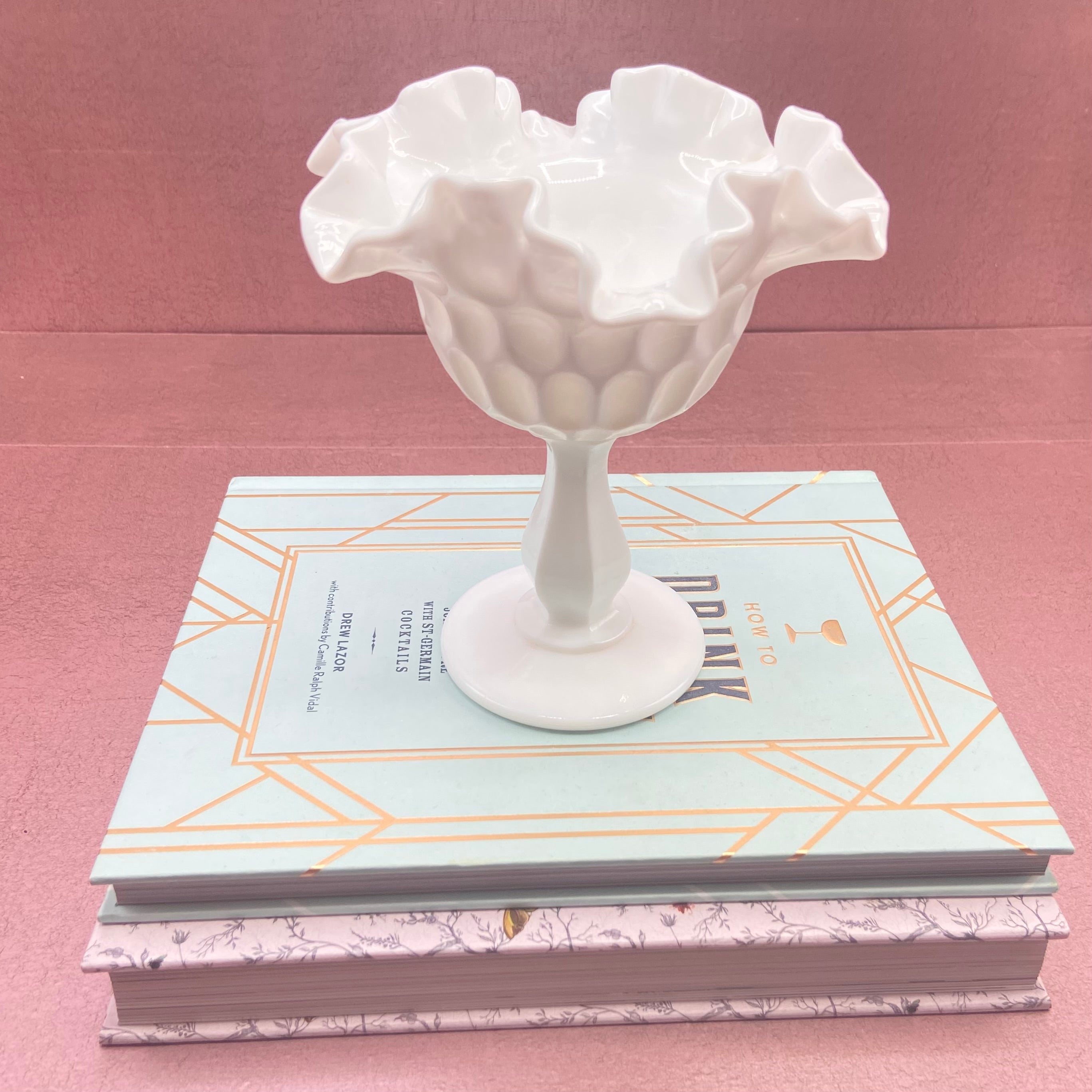 Fenton Pedestal Candy Bowl