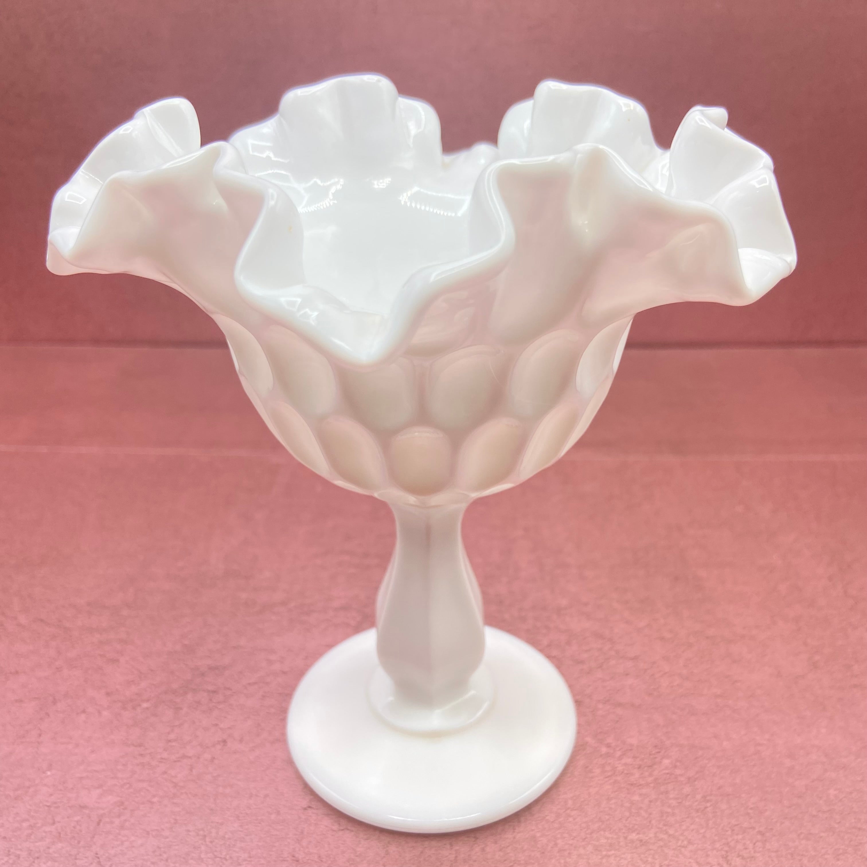 Fenton Pedestal Candy Bowl