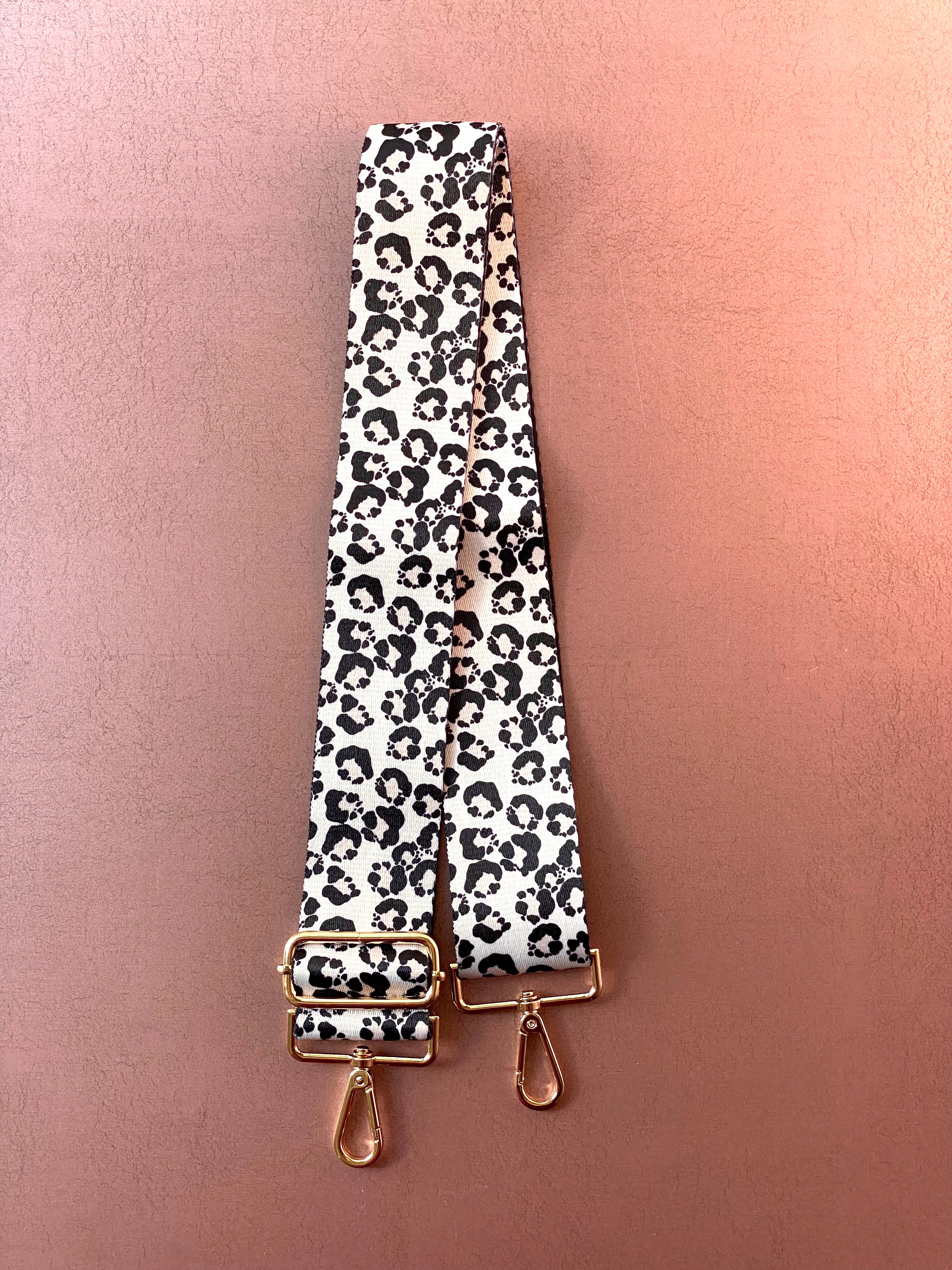 Powder Print Purse Strap