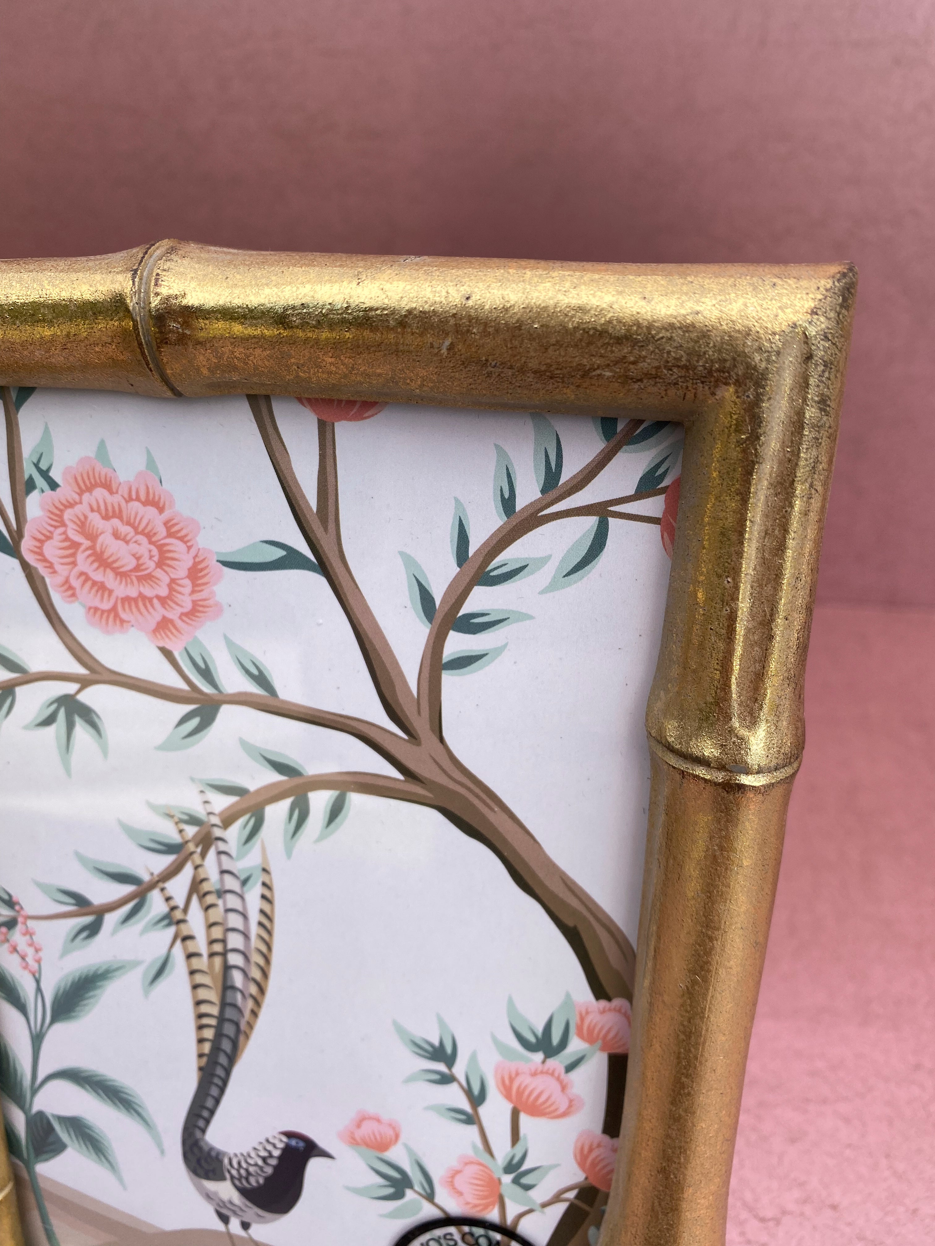 Faux Bamboo Gold Picture Frame