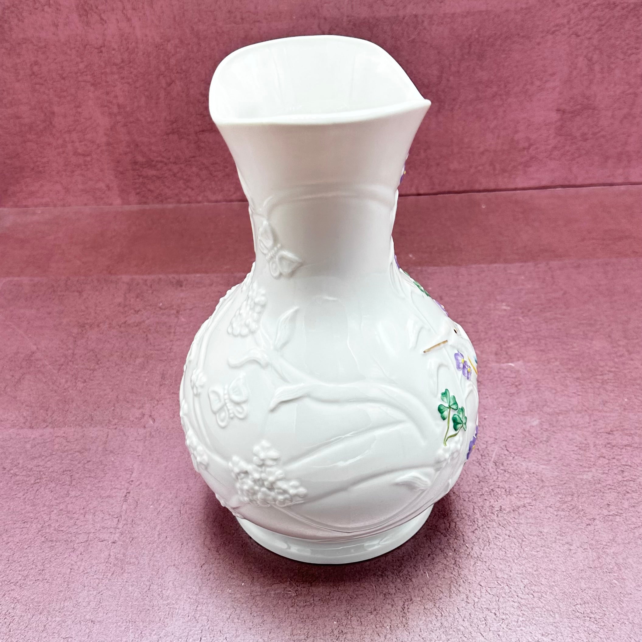 Belleek Kingfisher Vase