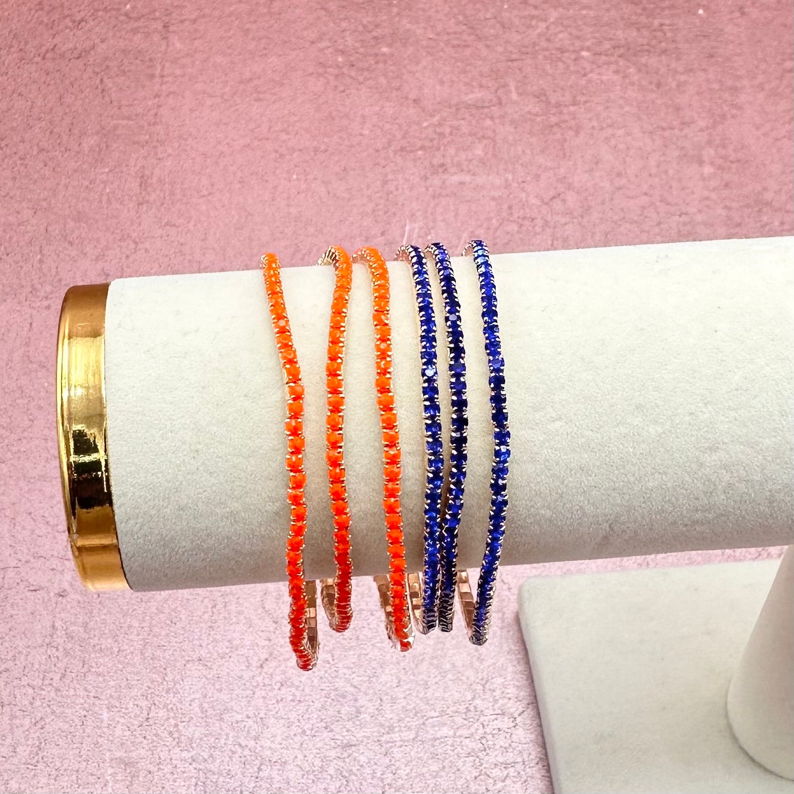 Rhinestone Gameday/Spirit Bracelet Stacks