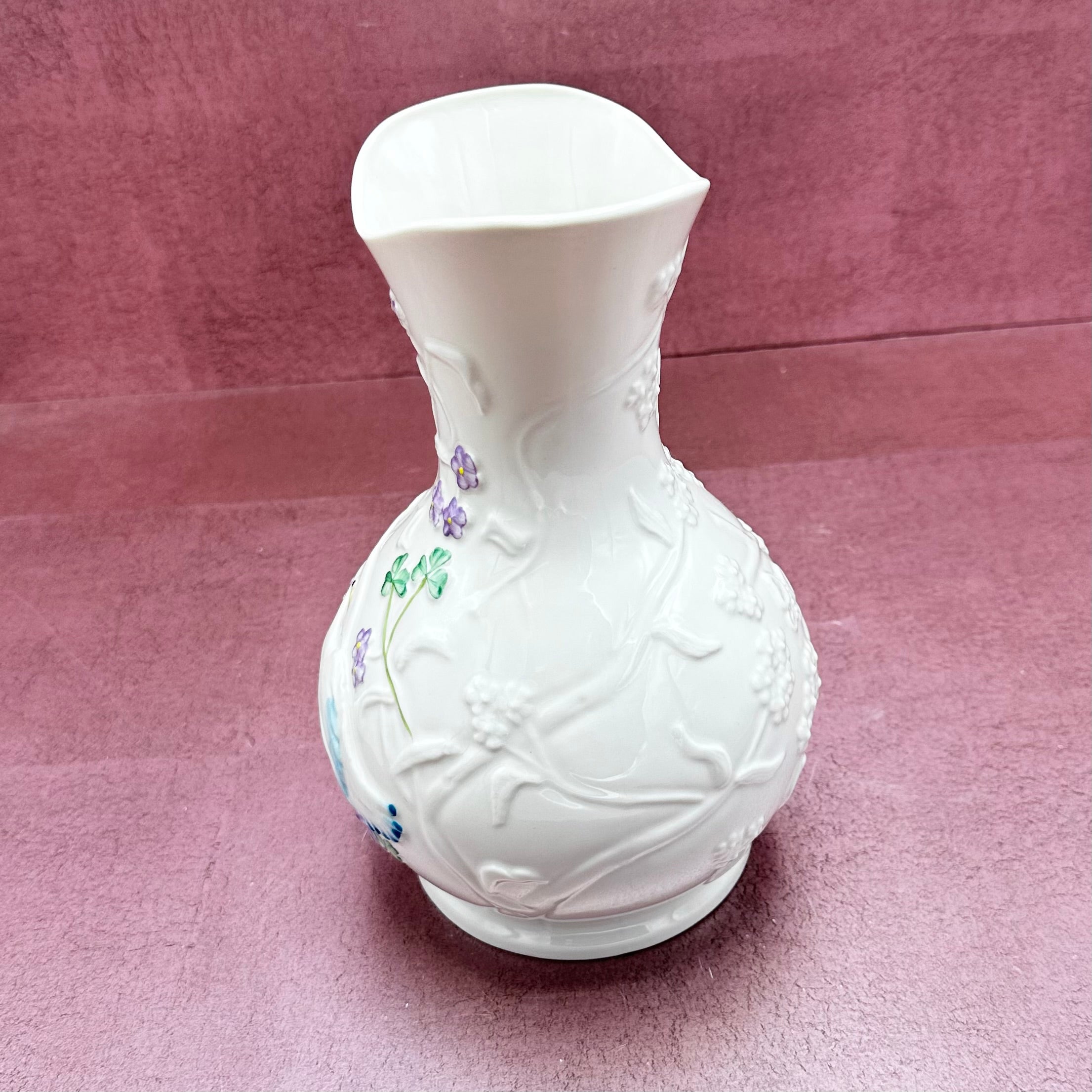 Belleek Kingfisher Vase
