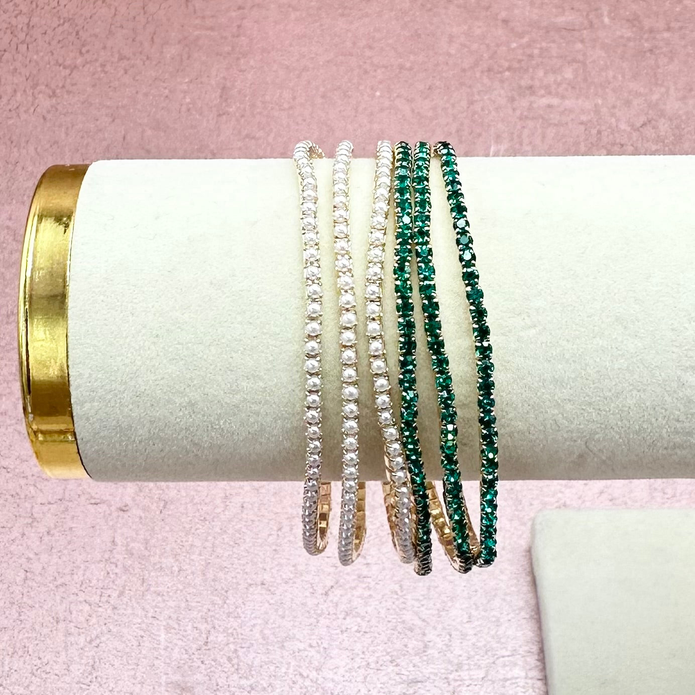 Rhinestone Gameday/Spirit Bracelet Stacks