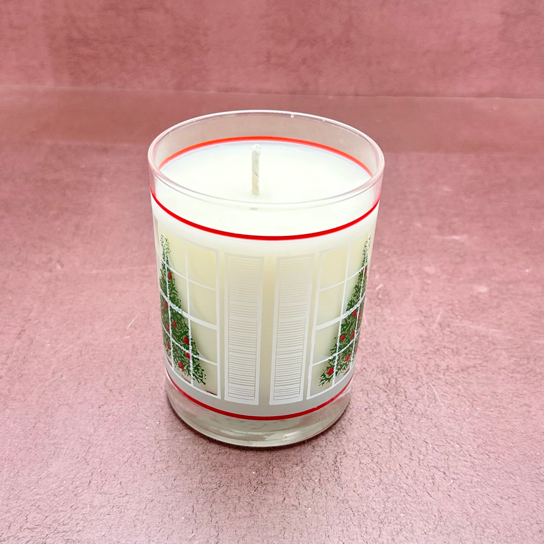 Christmas Tree in Window Cocktail Glasses