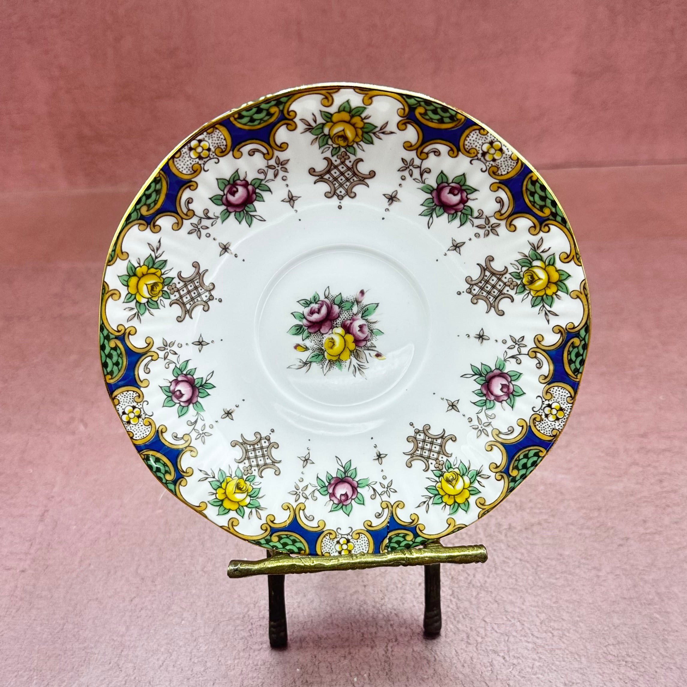 Queen's Rosina China Co Kenilworth Saucer